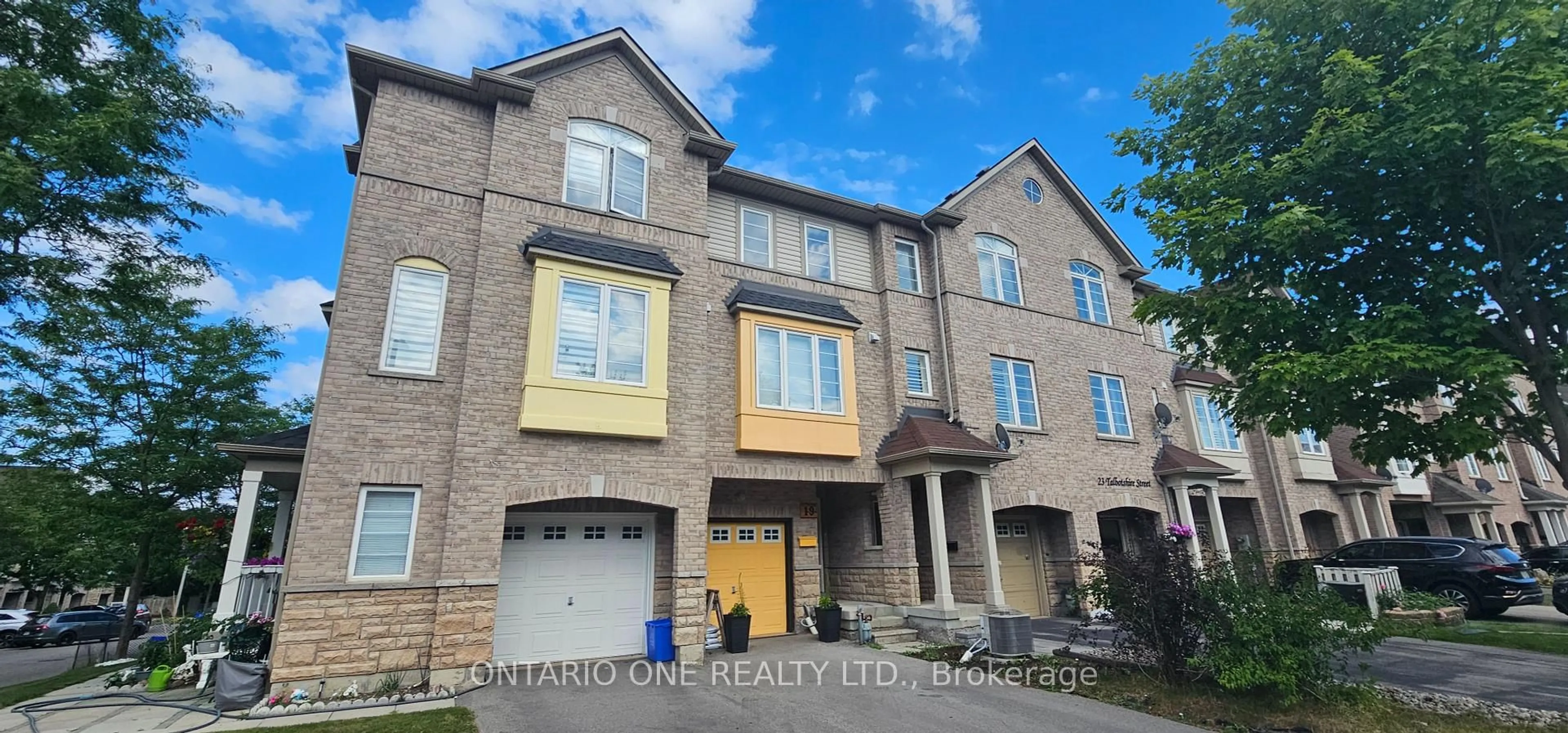 Home with brick exterior material, street for 19 Talbotshire St, Ajax Ontario L1S 0A6