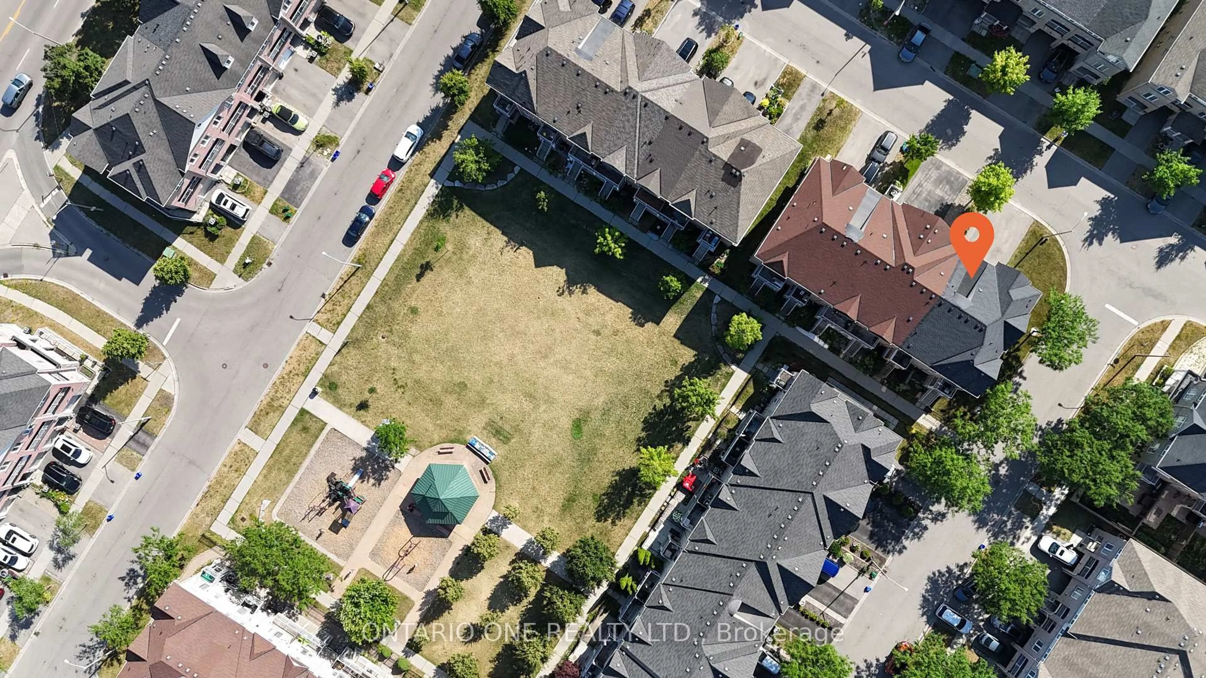 A pic from outside/outdoor area/front of a property/back of a property/a pic from drone, street for 19 Talbotshire St, Ajax Ontario L1S 0A6