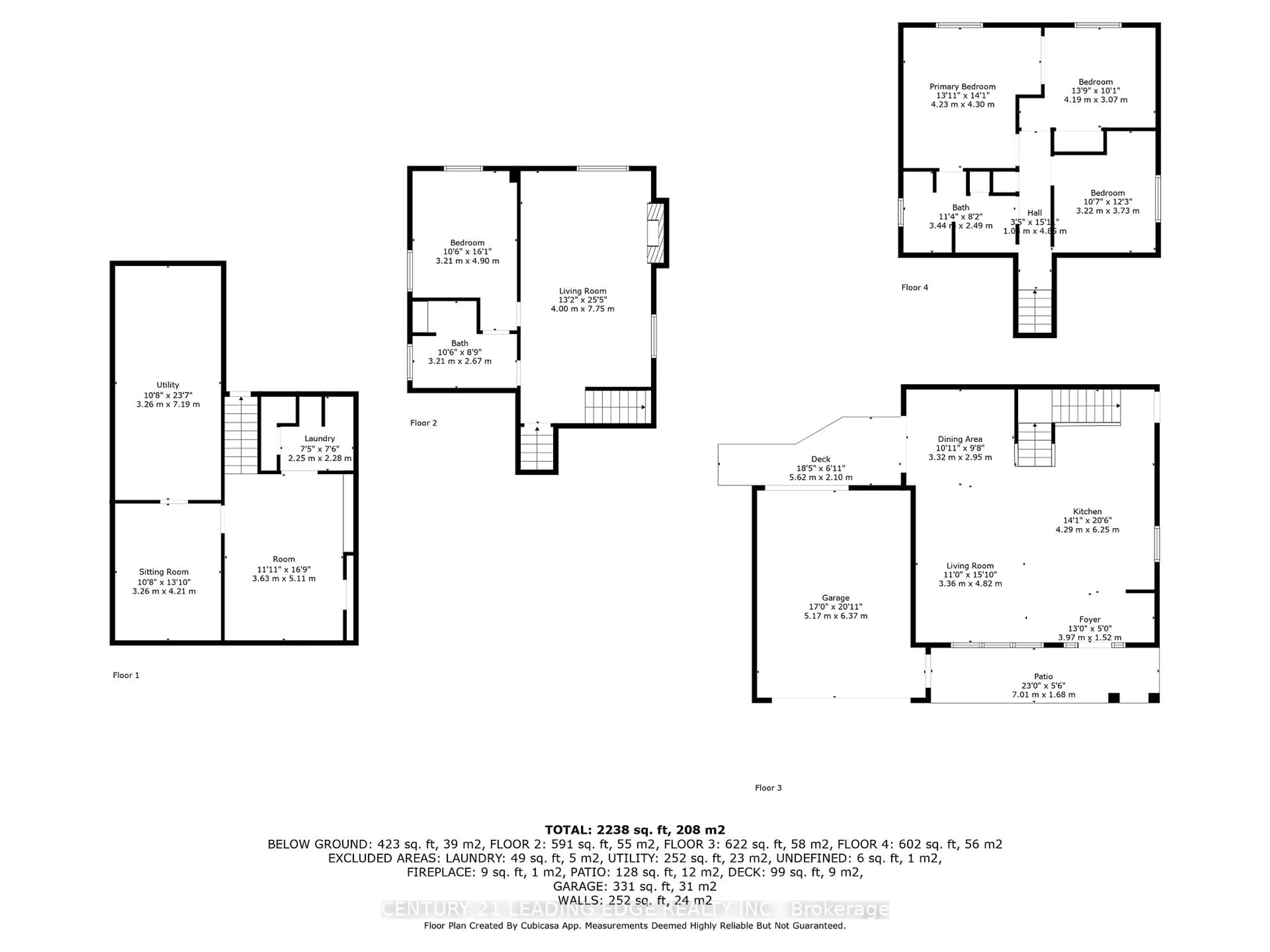 Floor plan for 7 Flemington Crt, Whitby Ontario L1N 5X1