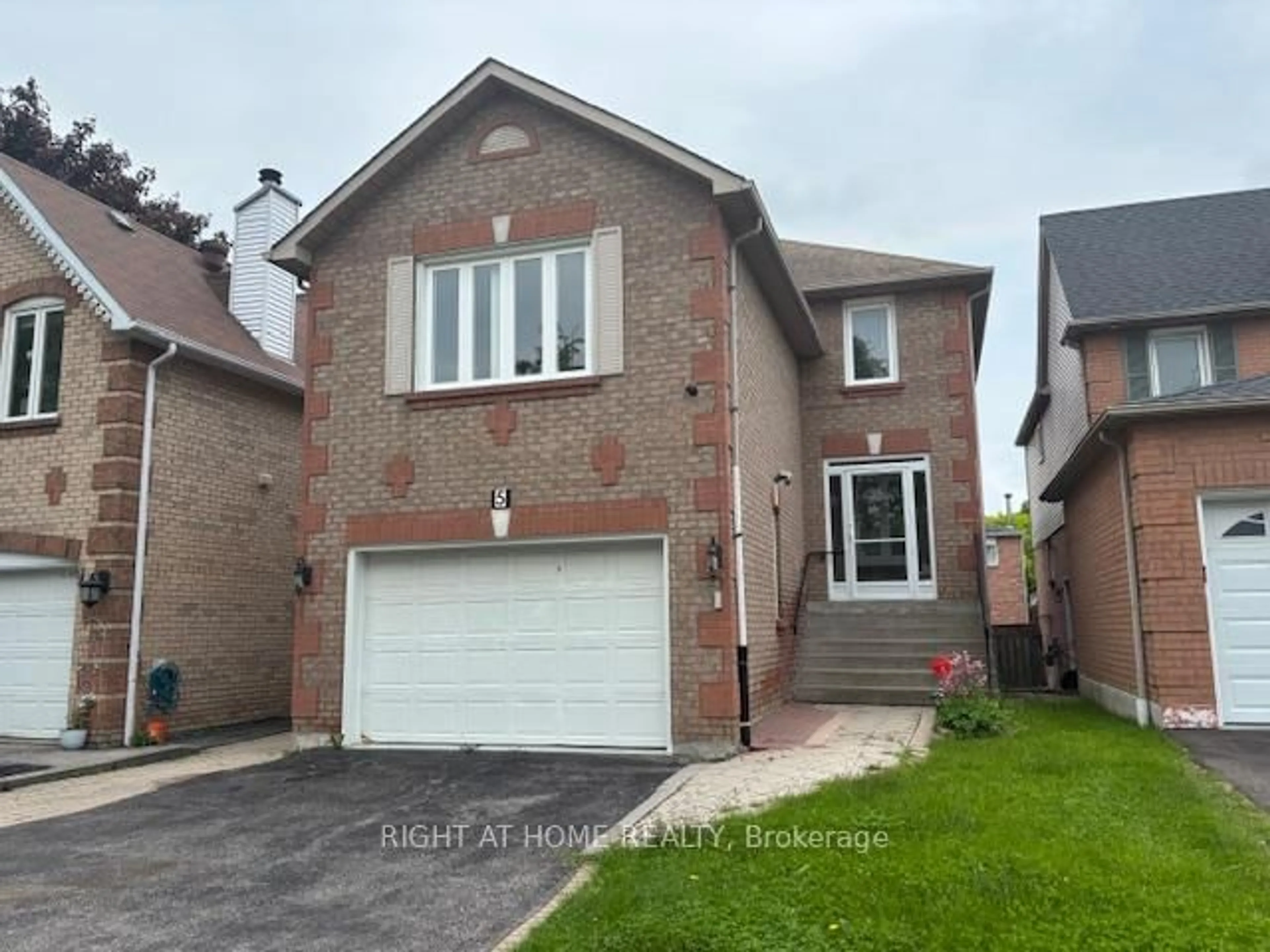 Home with brick exterior material, street for 5 Hearne Cres, Ajax Ontario L1T 3P5