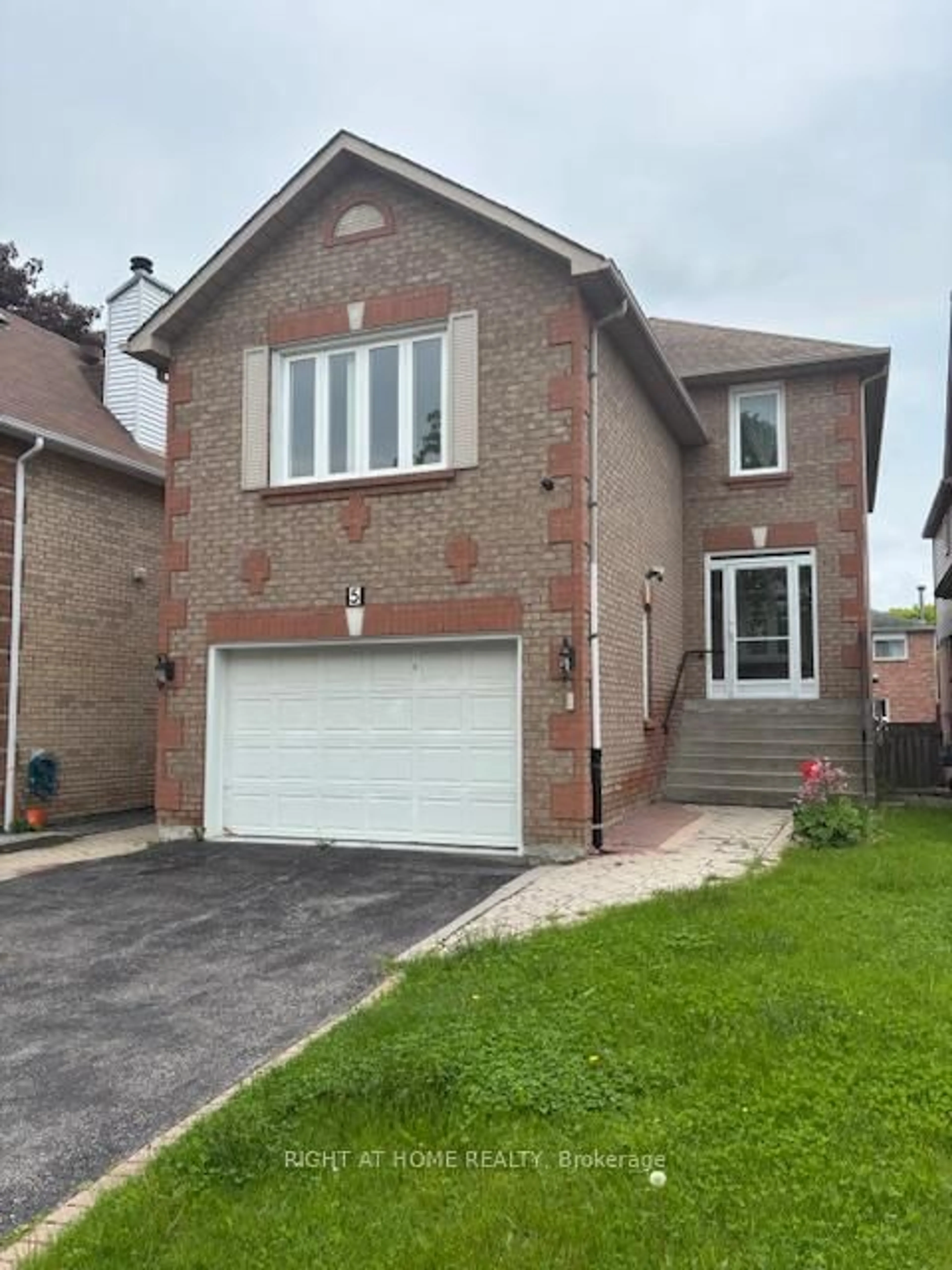 Home with brick exterior material, street for 5 Hearne Cres, Ajax Ontario L1T 3P5