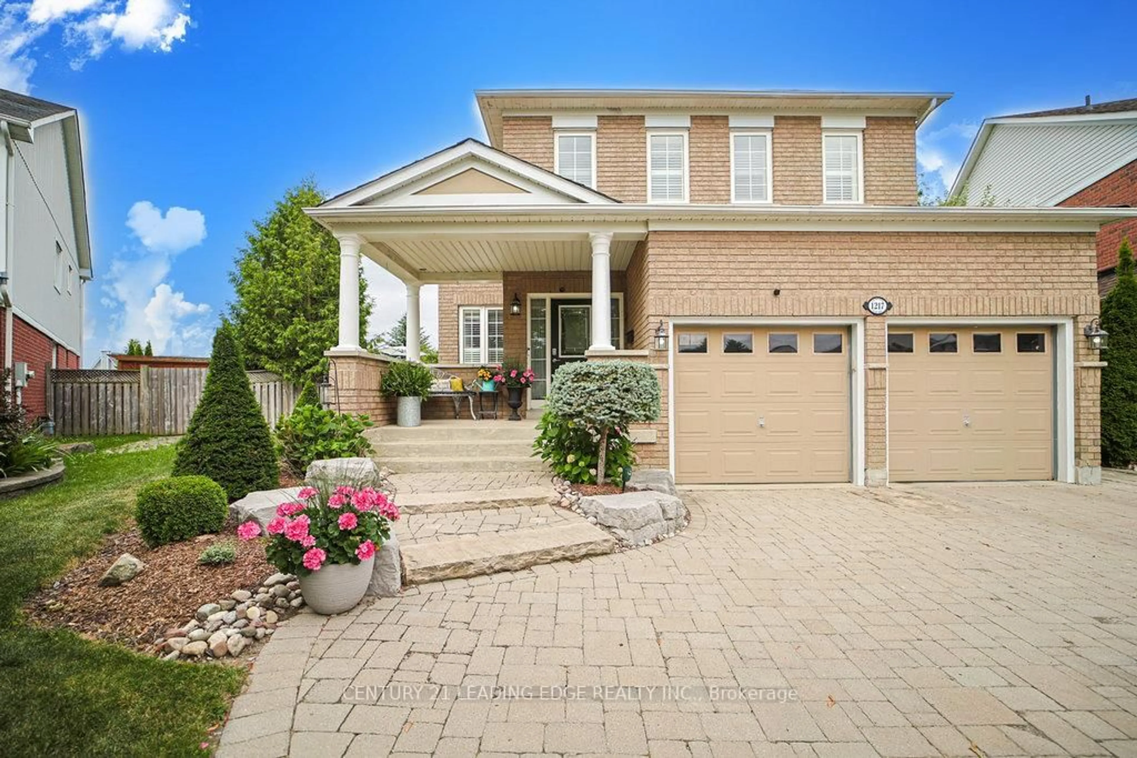 Home with brick exterior material, street for 1217 Leacock Crt, Oshawa Ontario L1K 2R3