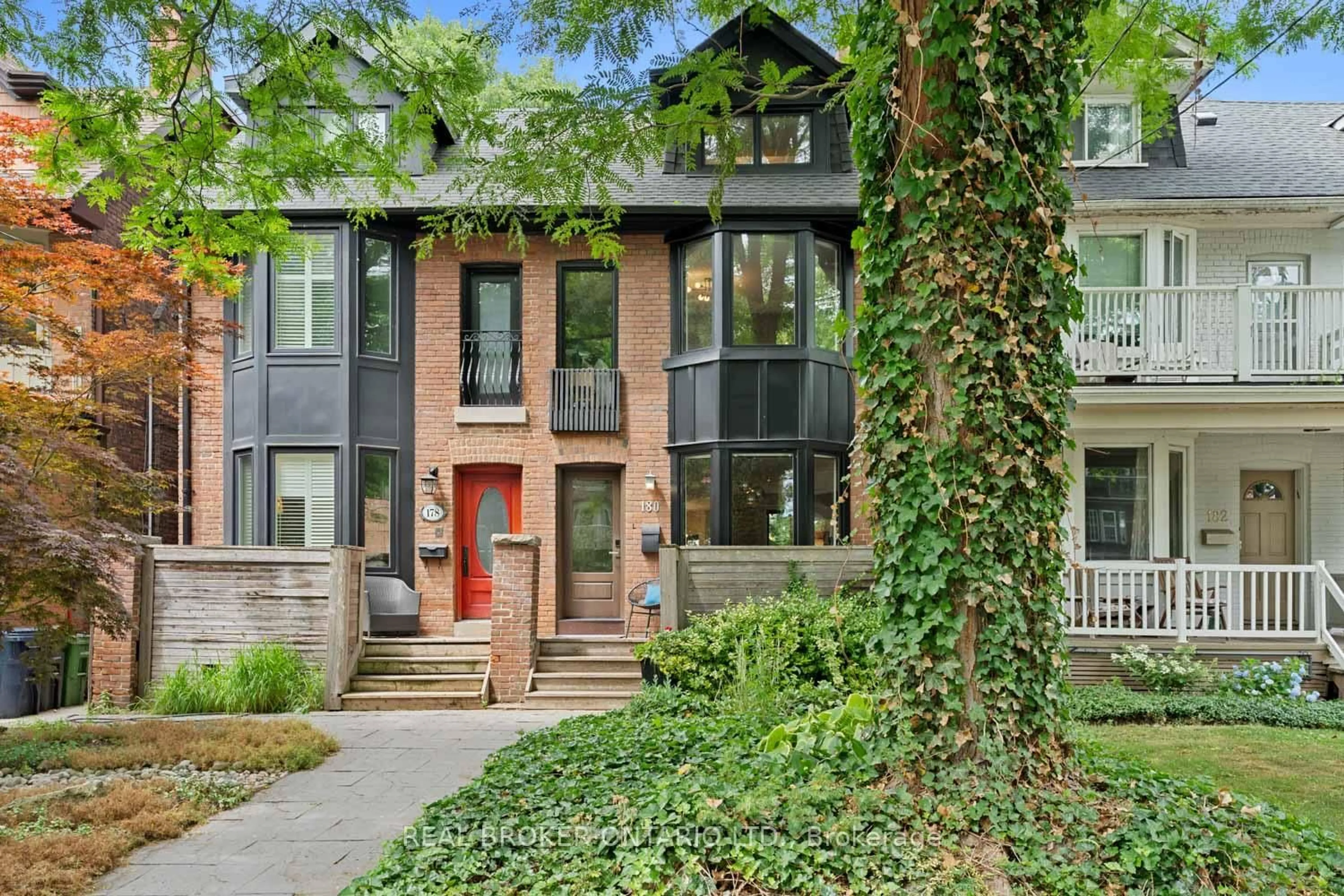 Home with brick exterior material, street for 180 Browning Ave, Toronto Ontario M4K 1W5
