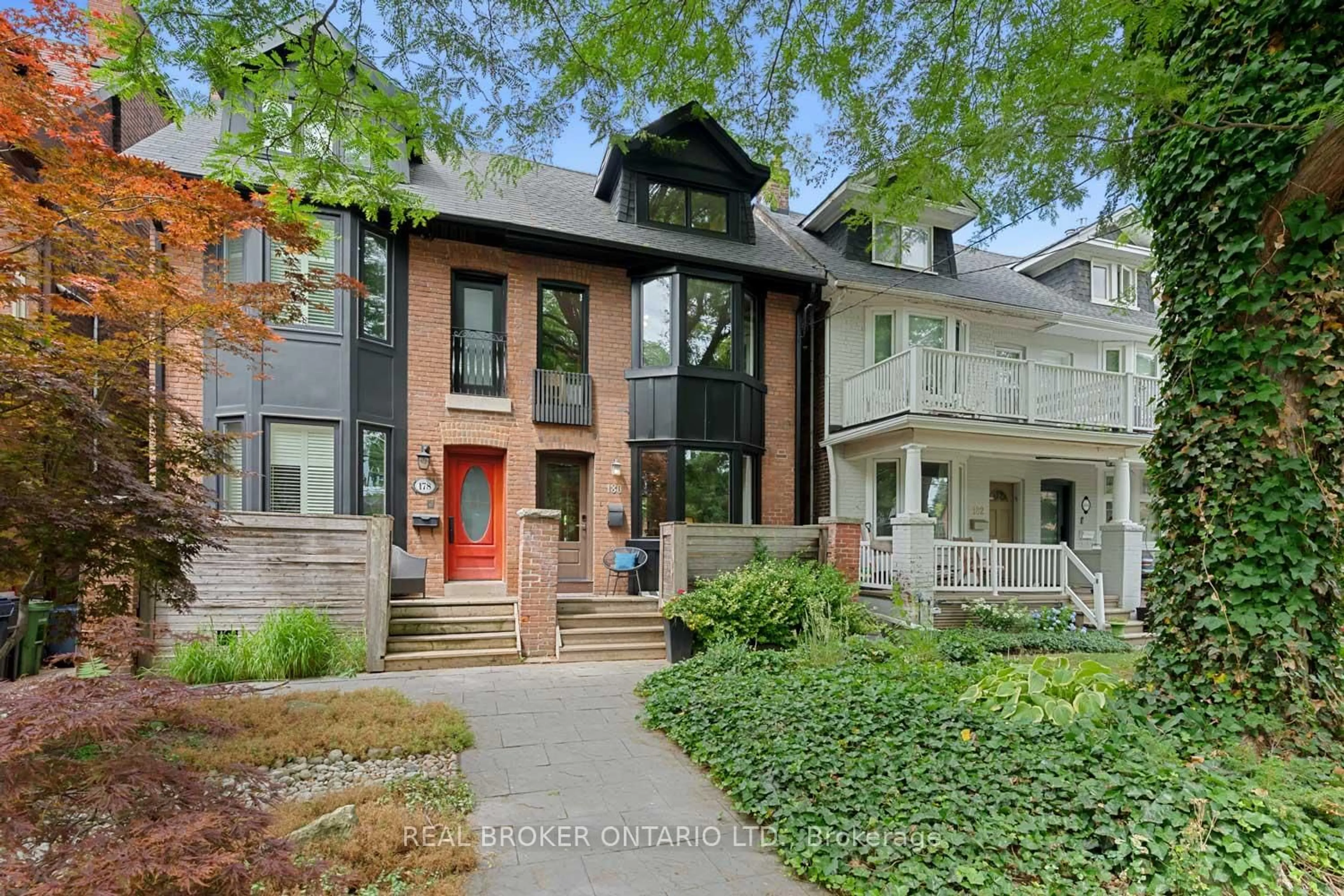 Home with brick exterior material, street for 180 Browning Ave, Toronto Ontario M4K 1W5