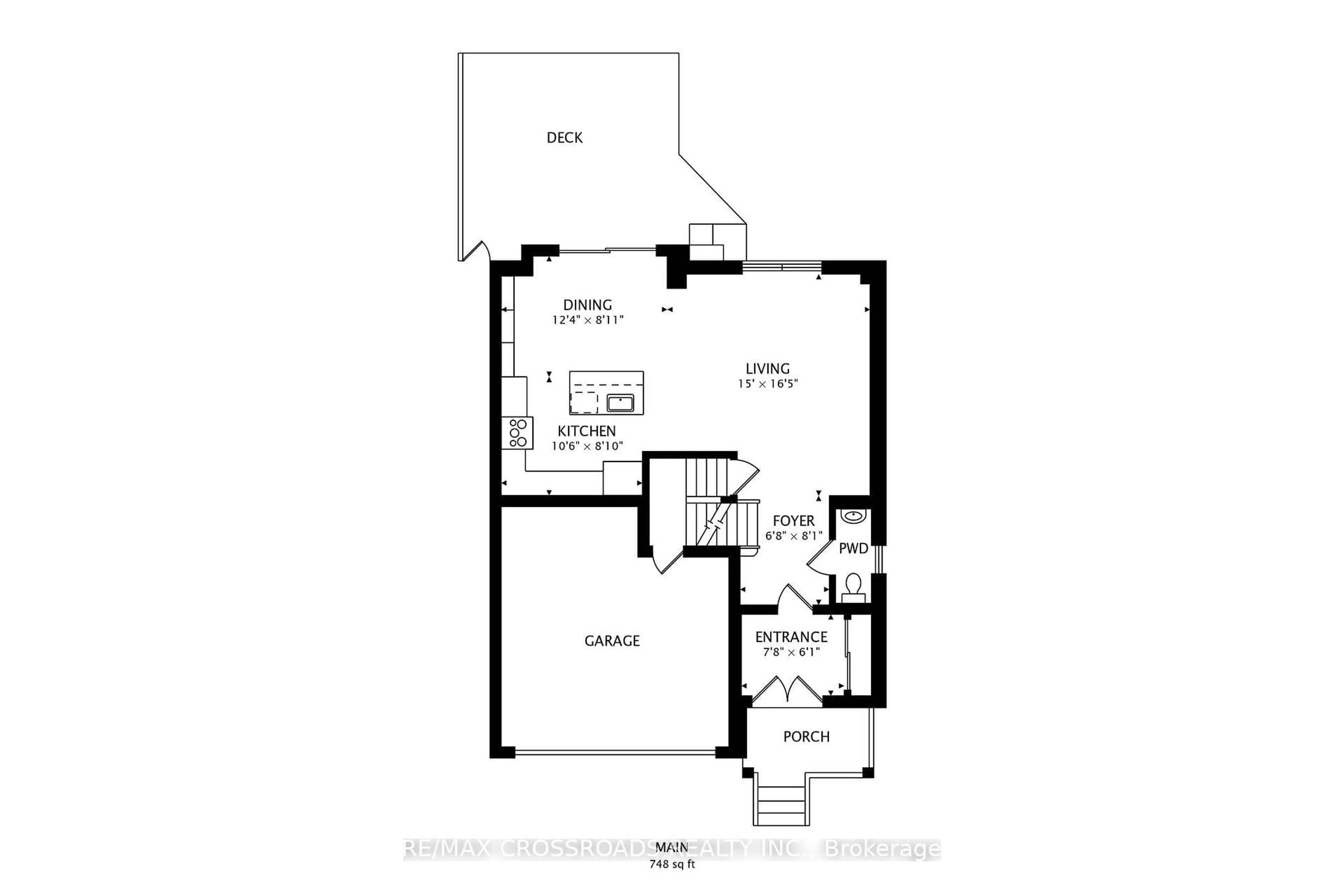 Floor plan for 1104 Beneford Rd, Oshawa Ontario L1K 0A3
