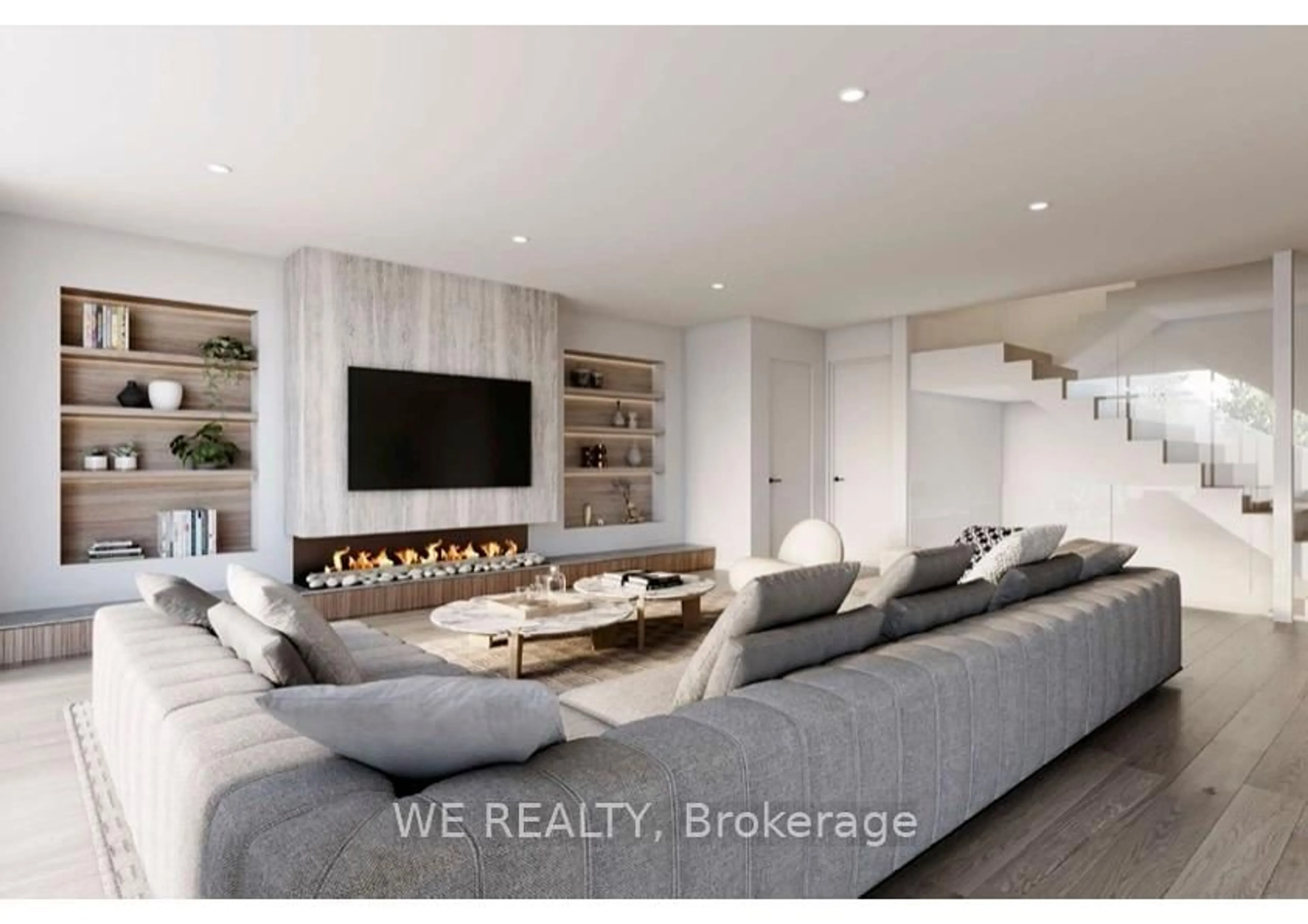 Home theater for 713 Hillview Cres, Pickering Ontario L1W 2R6