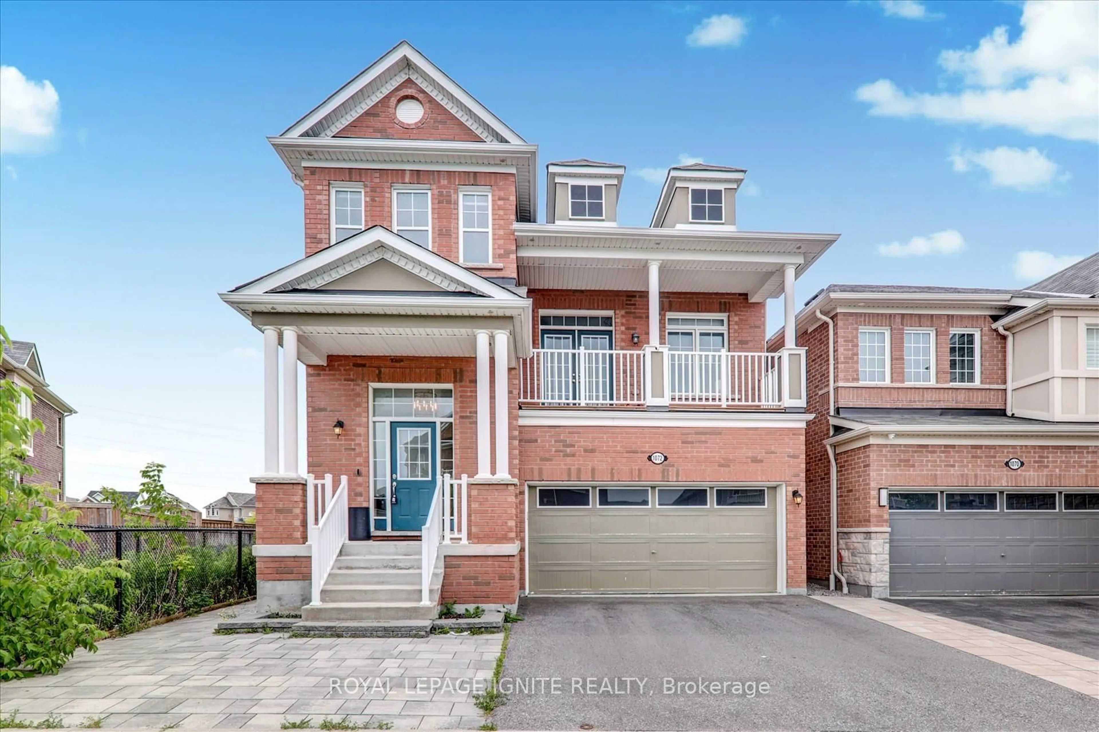Home with brick exterior material, street for 1072 Foxtail Cres, Pickering Ontario L1X 0E7