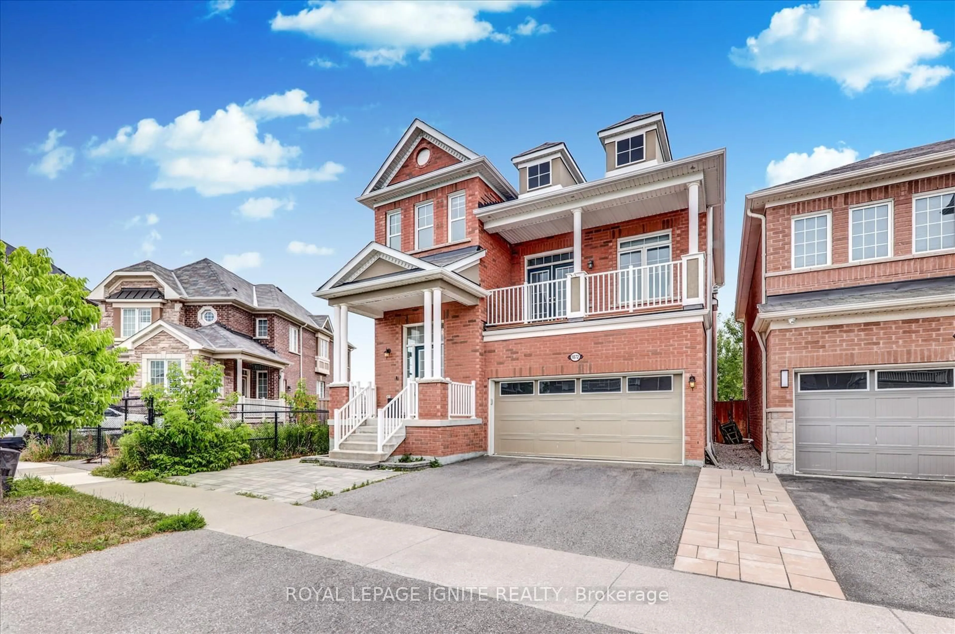 Home with brick exterior material, street for 1072 Foxtail Cres, Pickering Ontario L1X 0E7