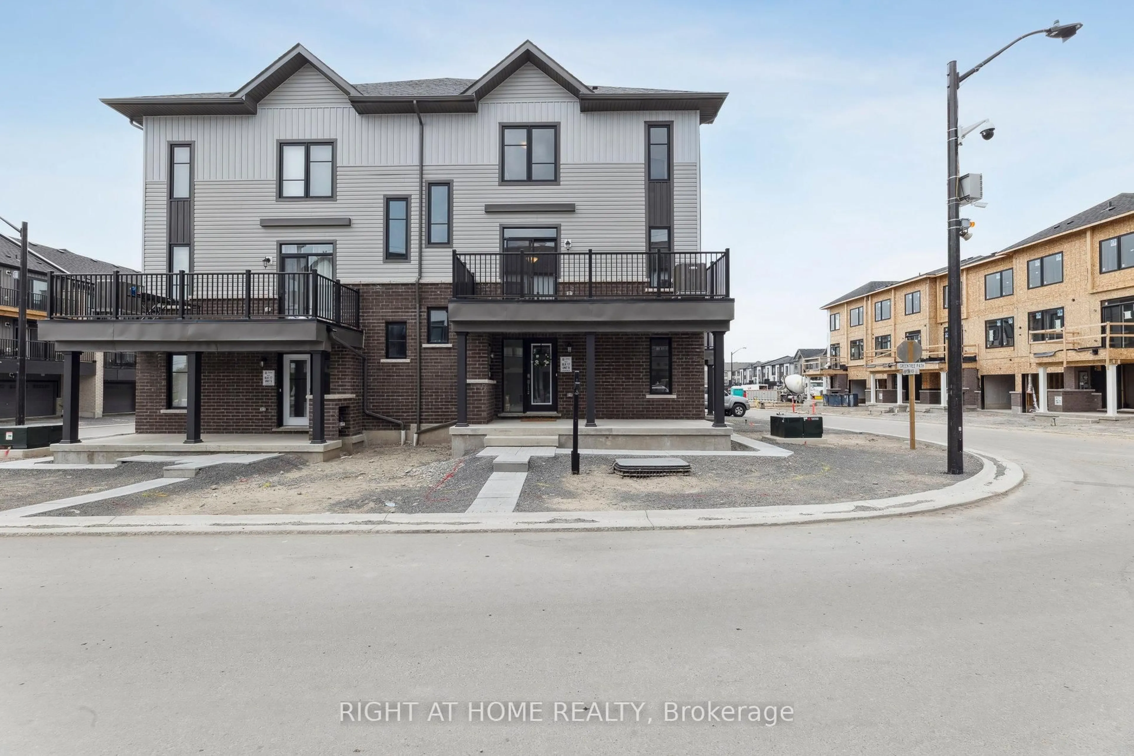 A pic from outside/outdoor area/front of a property/back of a property/a pic from drone, street for 1063 Honeycomb Path, Oshawa Ontario L1H 8L7
