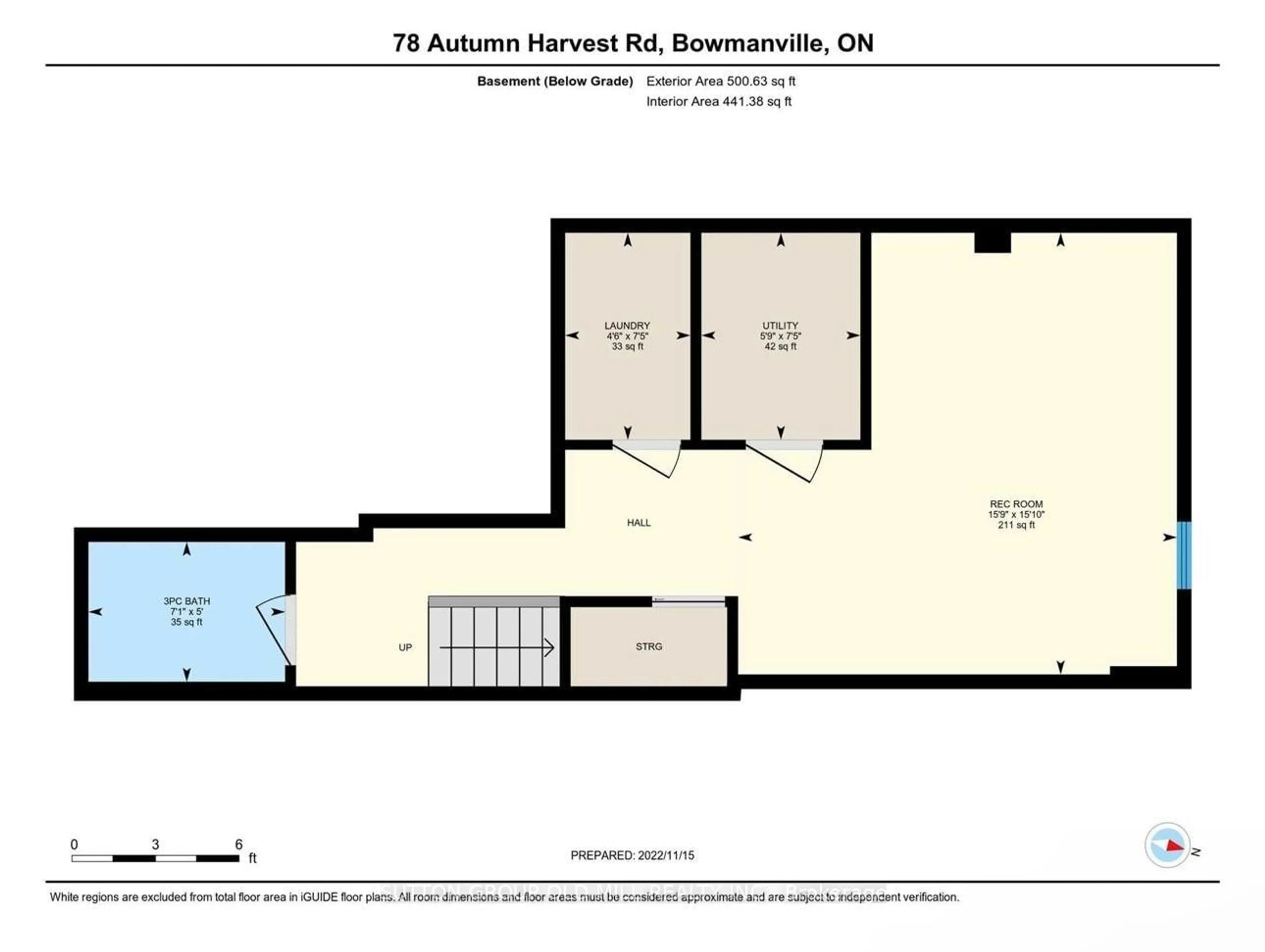 Floor plan for 78 Autumn Harvest Rd, Clarington Ontario L1C 0K7