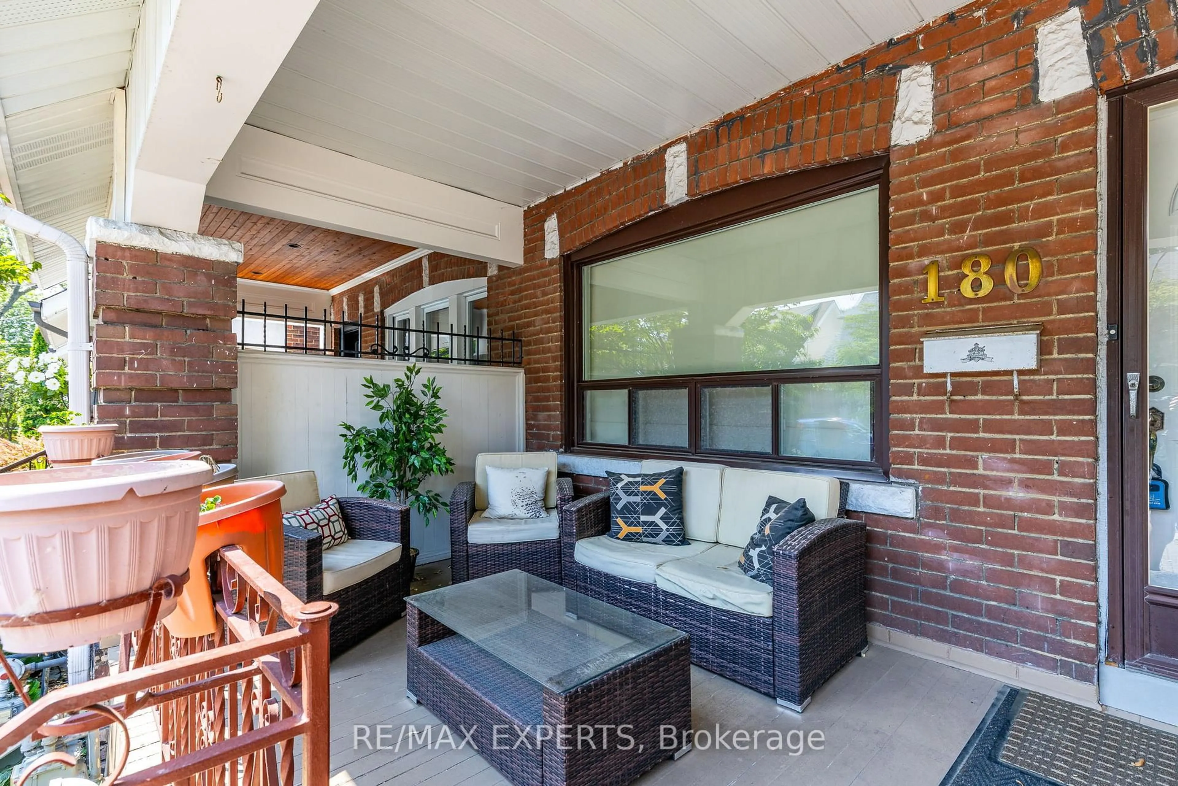 Patio, street for 180 Monarch Park Ave, Toronto Ontario M4J 4R8