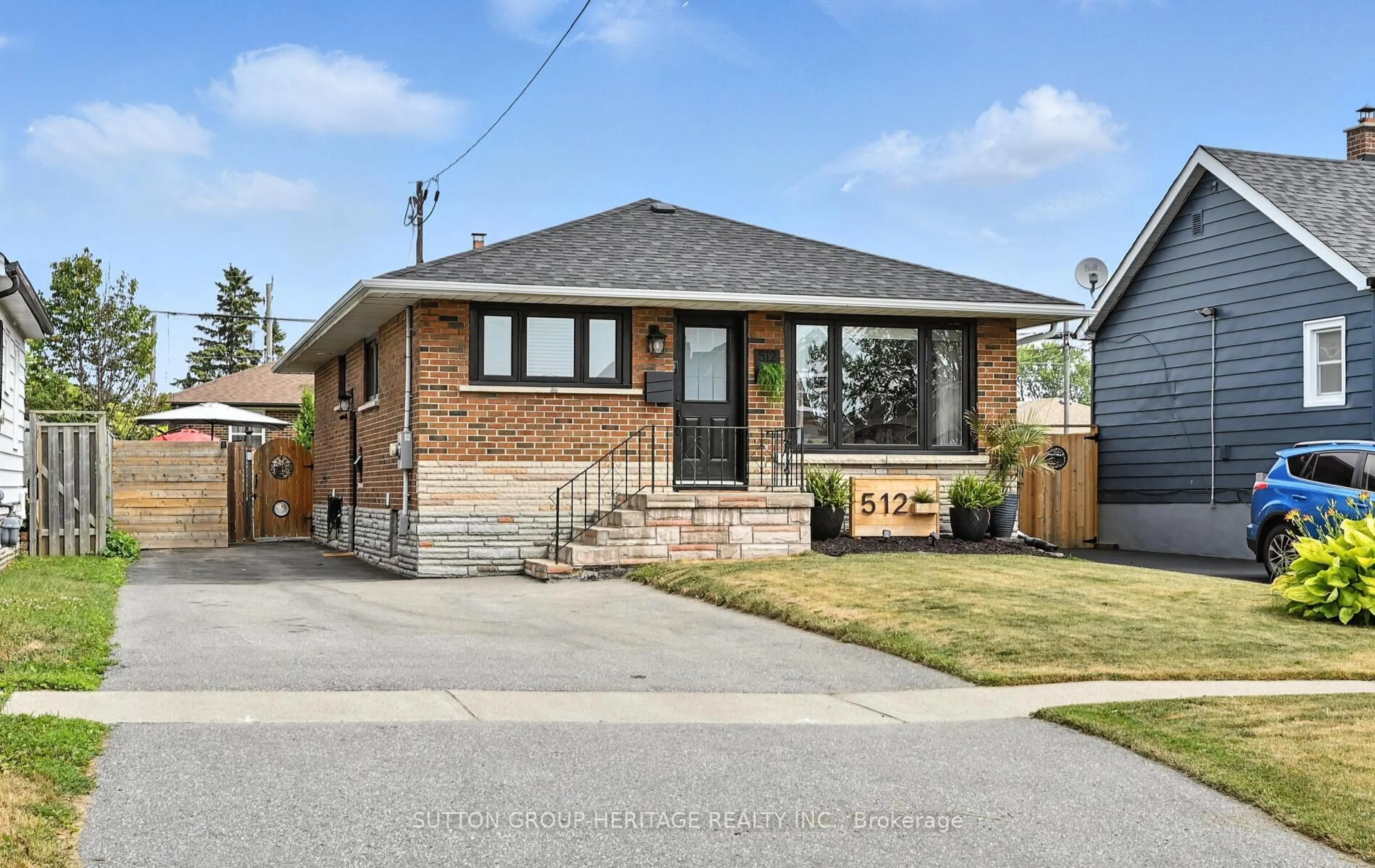 Home with brick exterior material, street for 512 Fairleigh Ave, Oshawa Ontario L1J 2W6