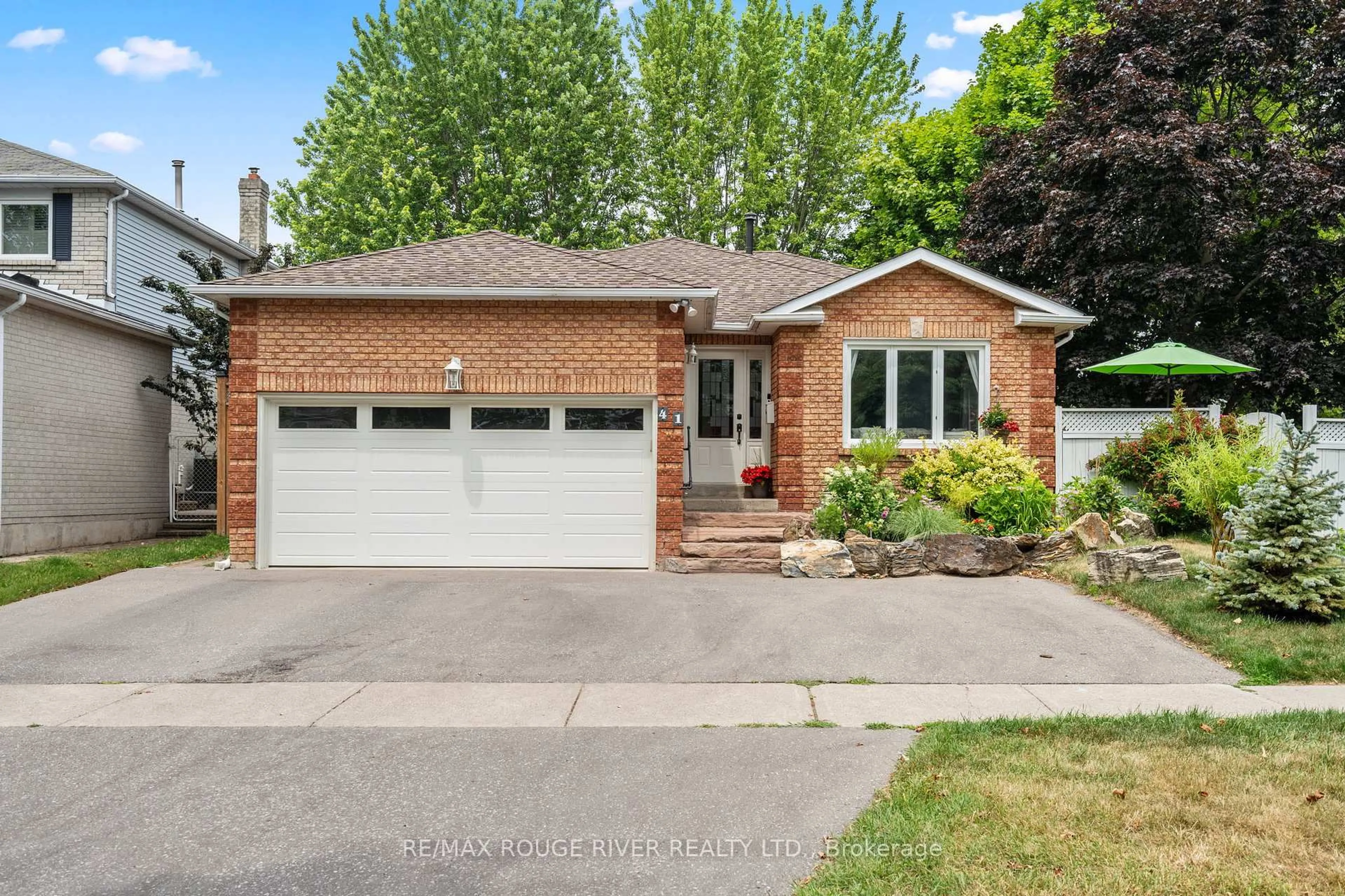 Home with brick exterior material, street for 41 Peachtree Cres, Clarington Ontario L1C 4K8