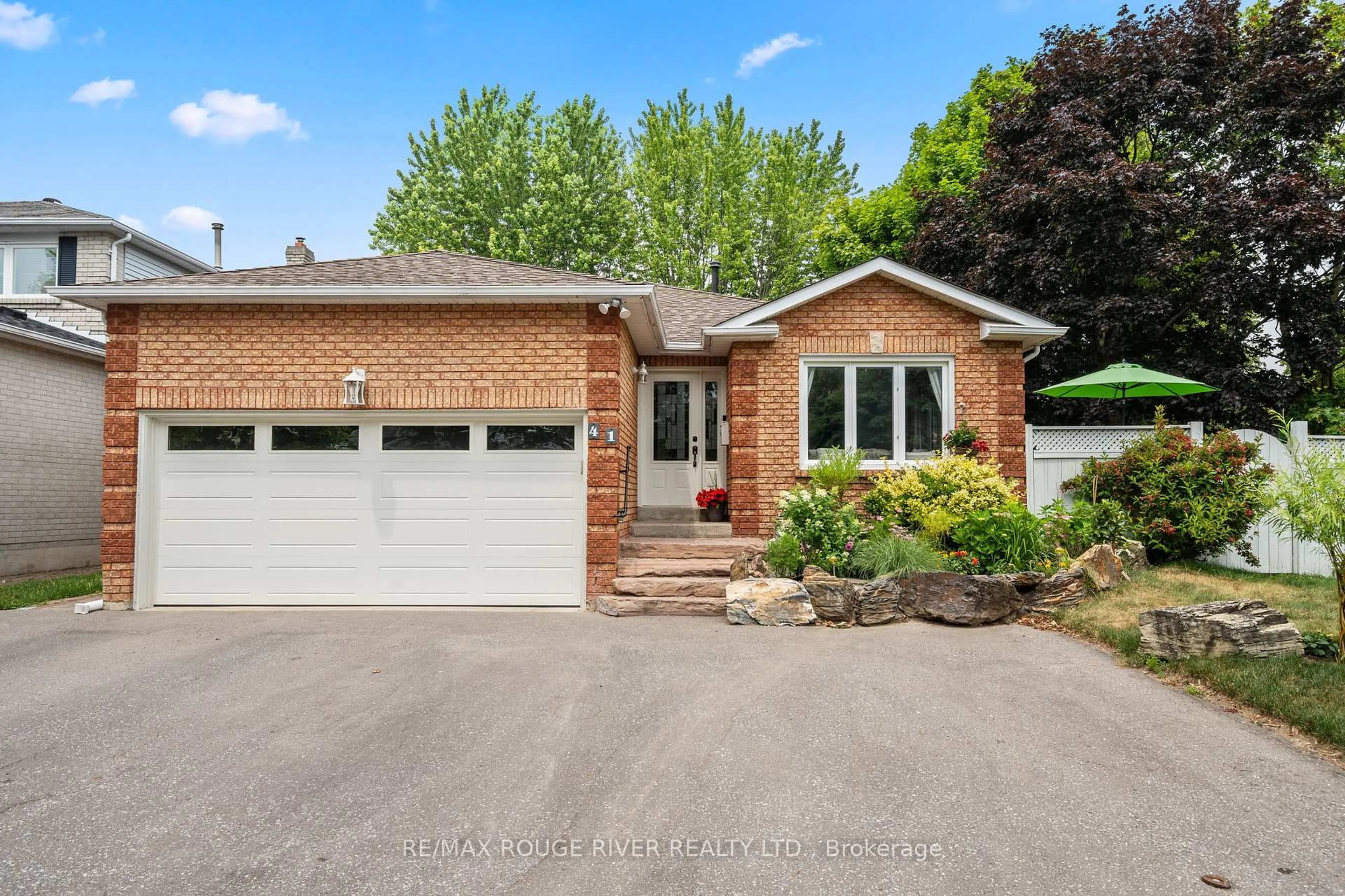 Home with brick exterior material, street for 41 Peachtree Cres, Clarington Ontario L1C 4K8