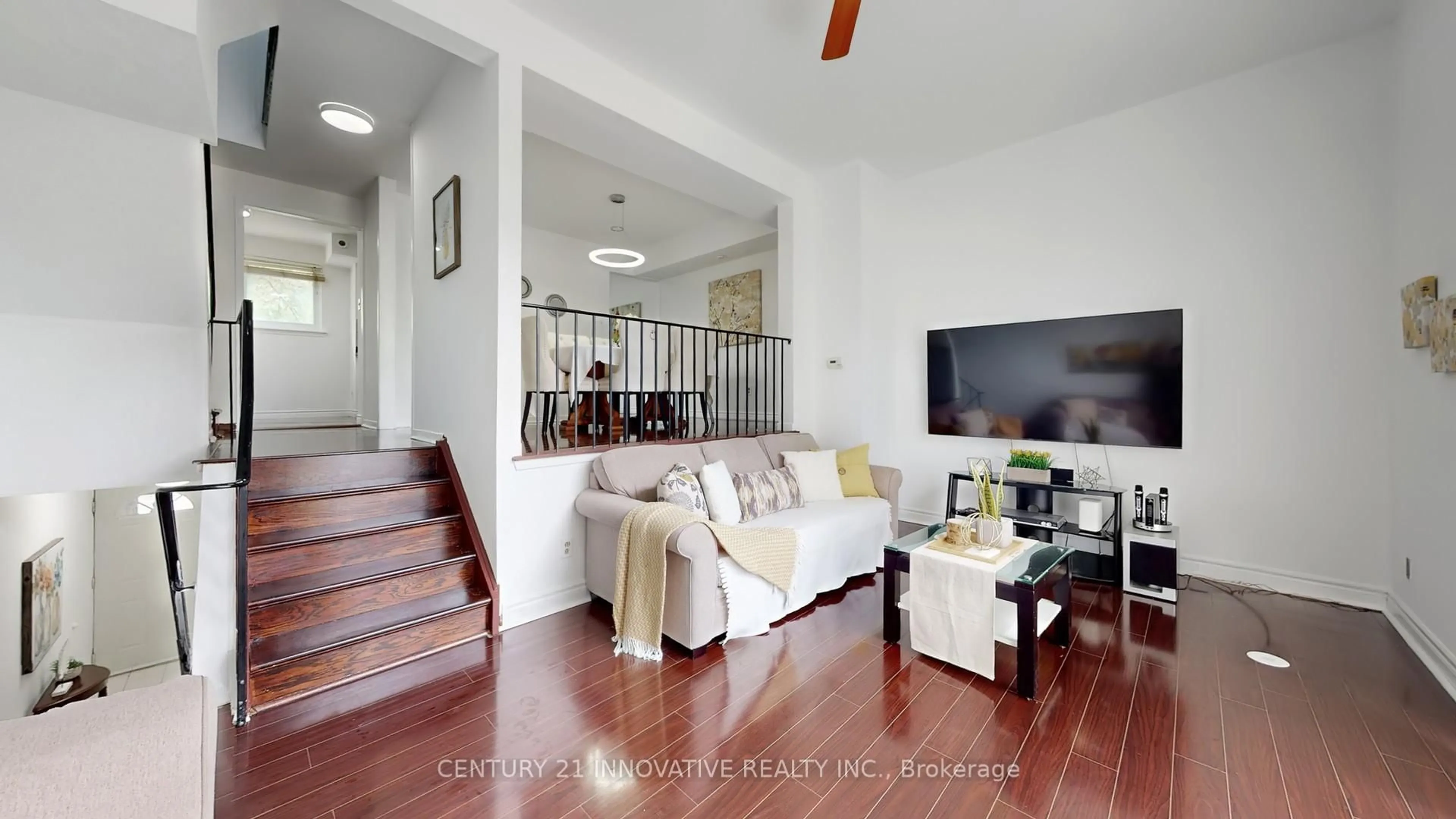 Living room with furniture, unknown for 1310 Fieldlight Blvd #28, Pickering Ontario L1V 2Y8