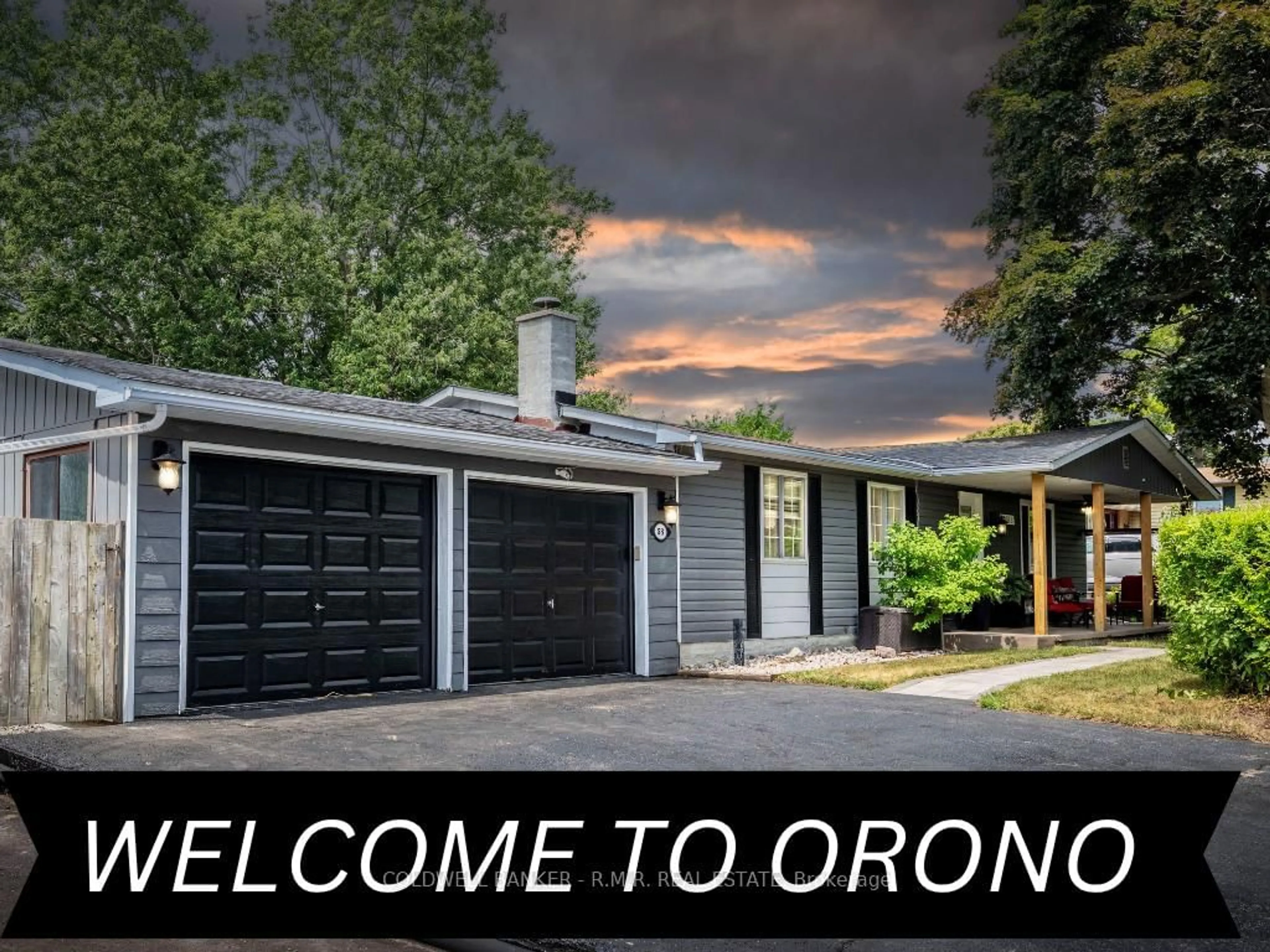 A pic from outside/outdoor area/front of a property/back of a property/a pic from drone, street for 58 Peters Pike, Clarington Ontario L0B 1M0