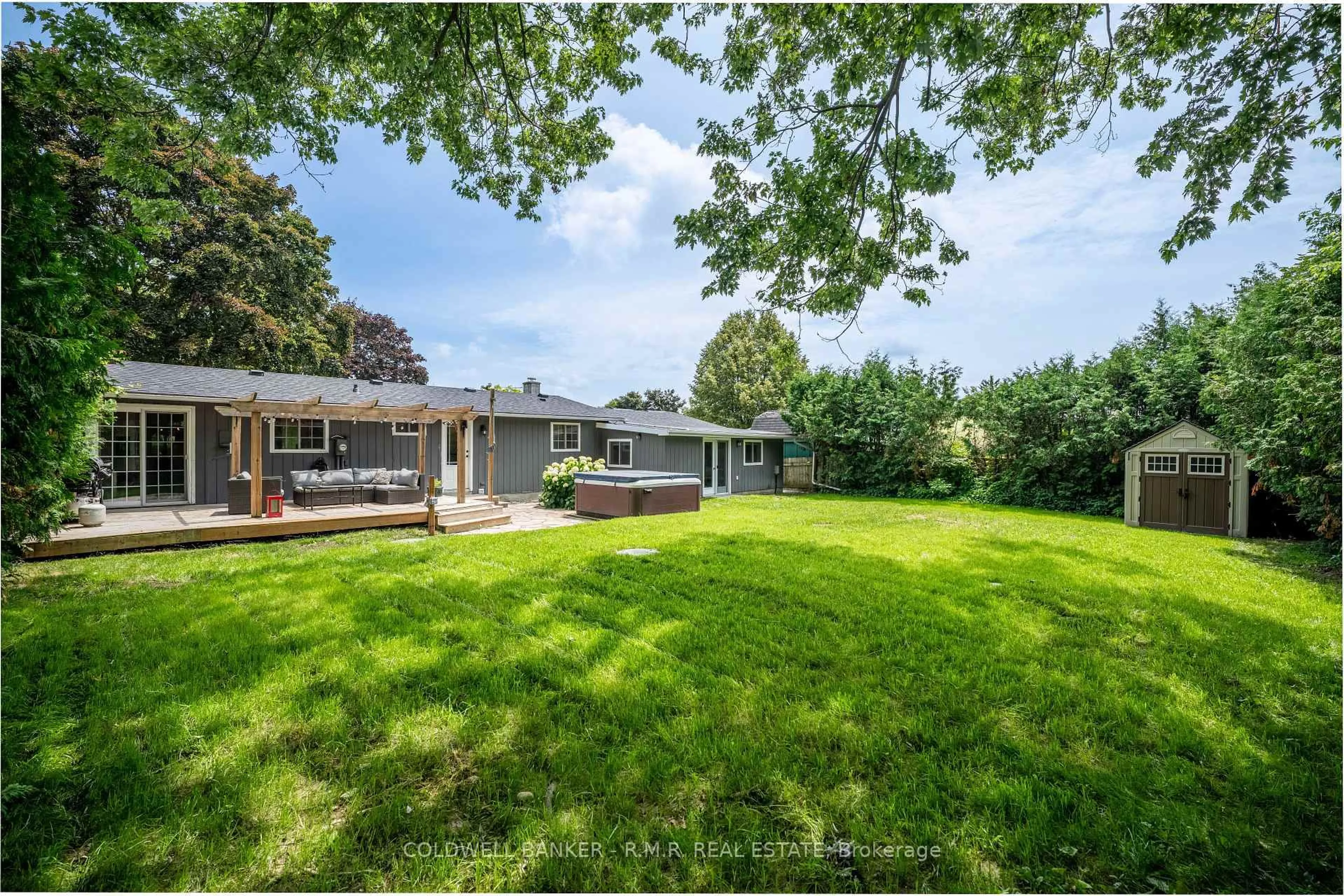 A pic from outside/outdoor area/front of a property/back of a property/a pic from drone, unknown for 58 Peters Pike, Clarington Ontario L0B 1M0