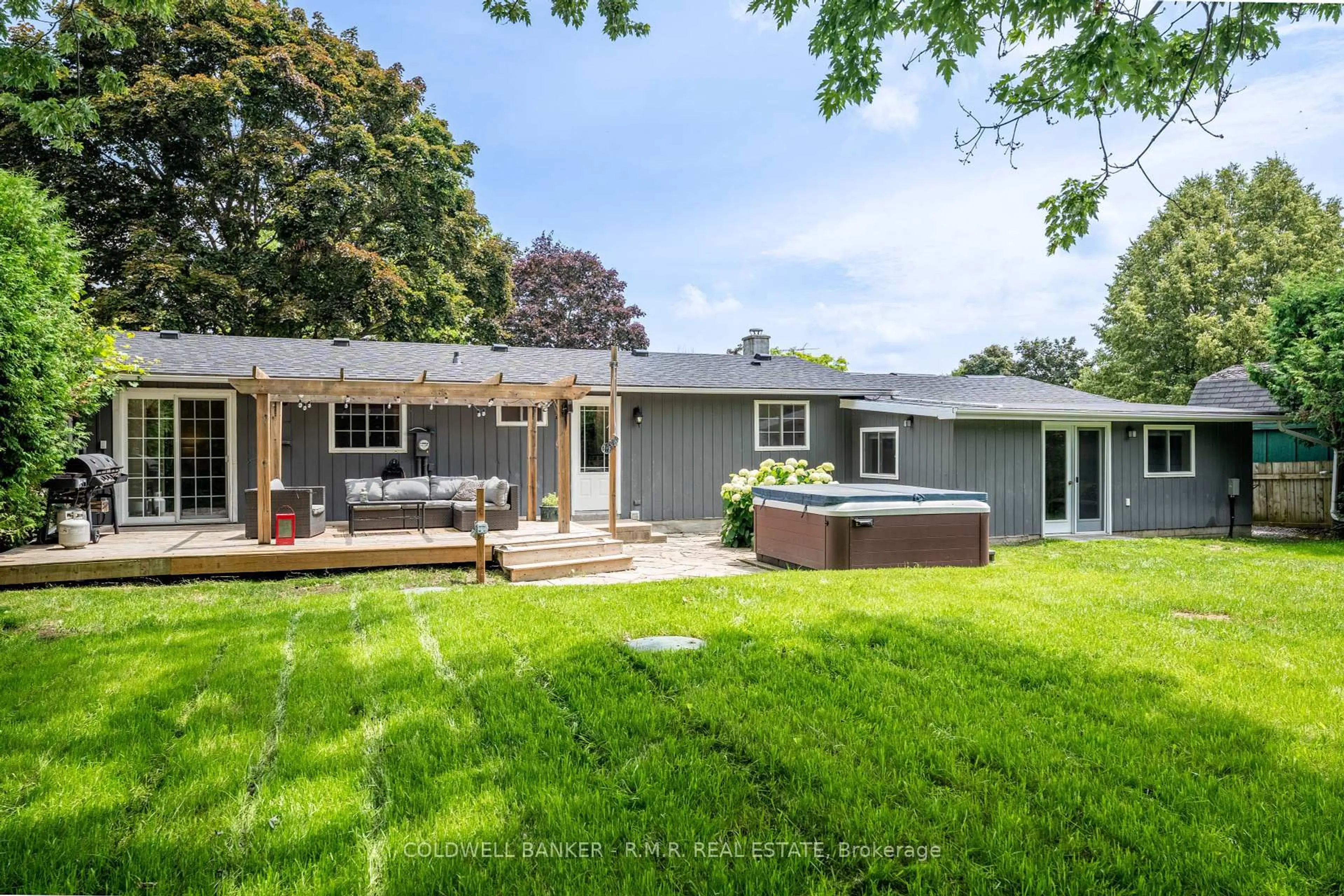 A pic from outside/outdoor area/front of a property/back of a property/a pic from drone, street for 58 Peters Pike, Clarington Ontario L0B 1M0