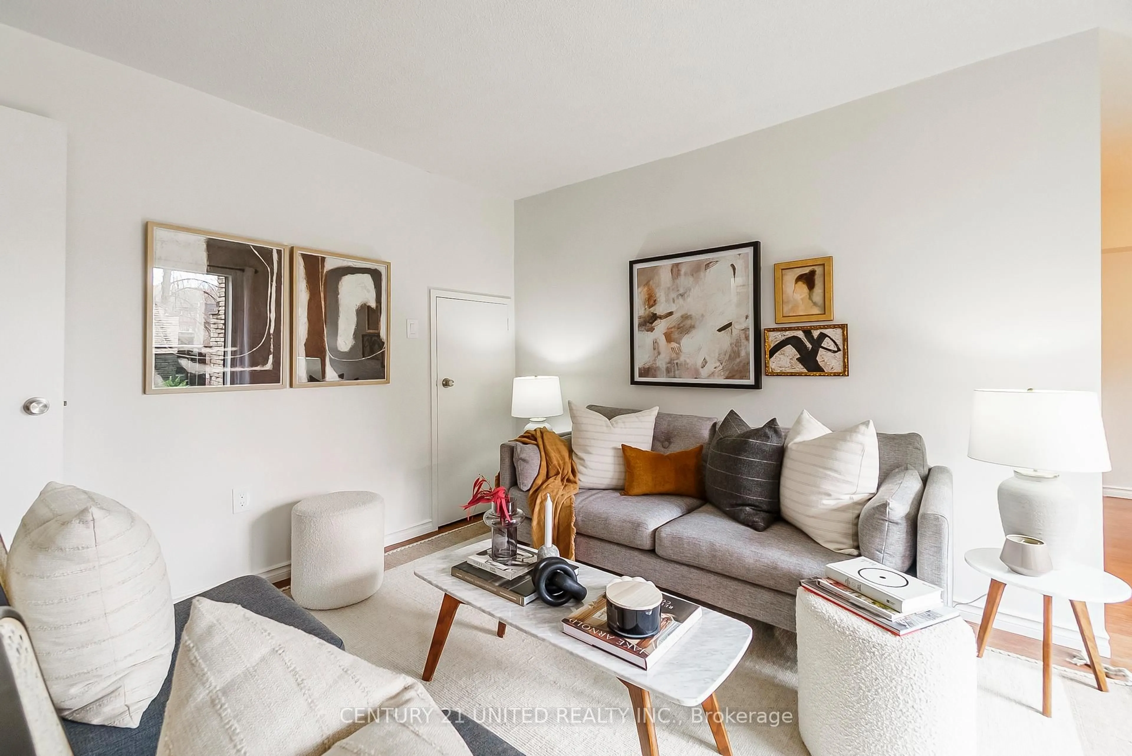 Living room with furniture, unknown for 140 Ling Rd #101, Toronto Ontario M1E 4V9
