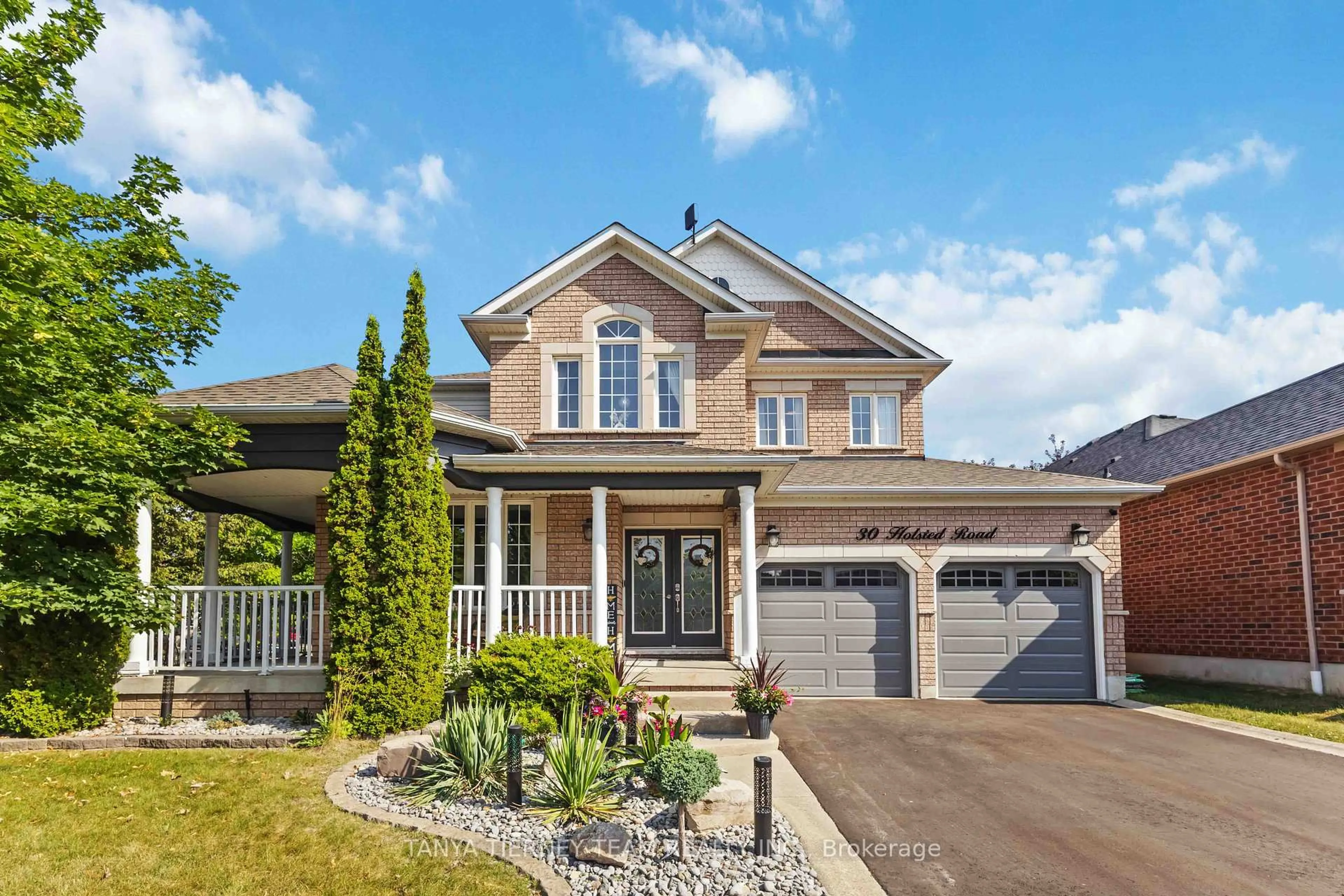 Home with brick exterior material, street for 30 Holsted Rd, Whitby Ontario L1M 2B9