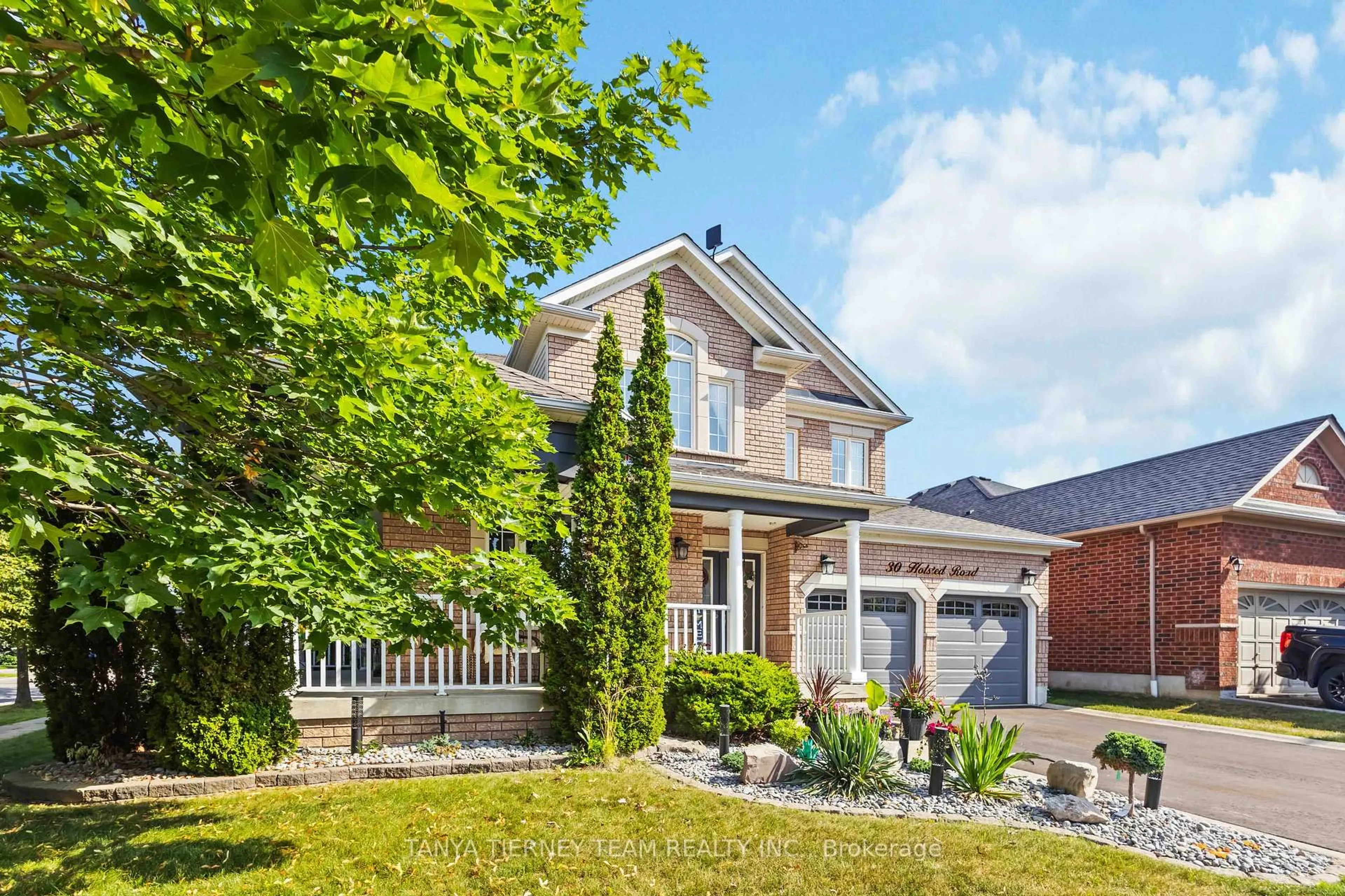 Home with brick exterior material, street for 30 Holsted Rd, Whitby Ontario L1M 2B9
