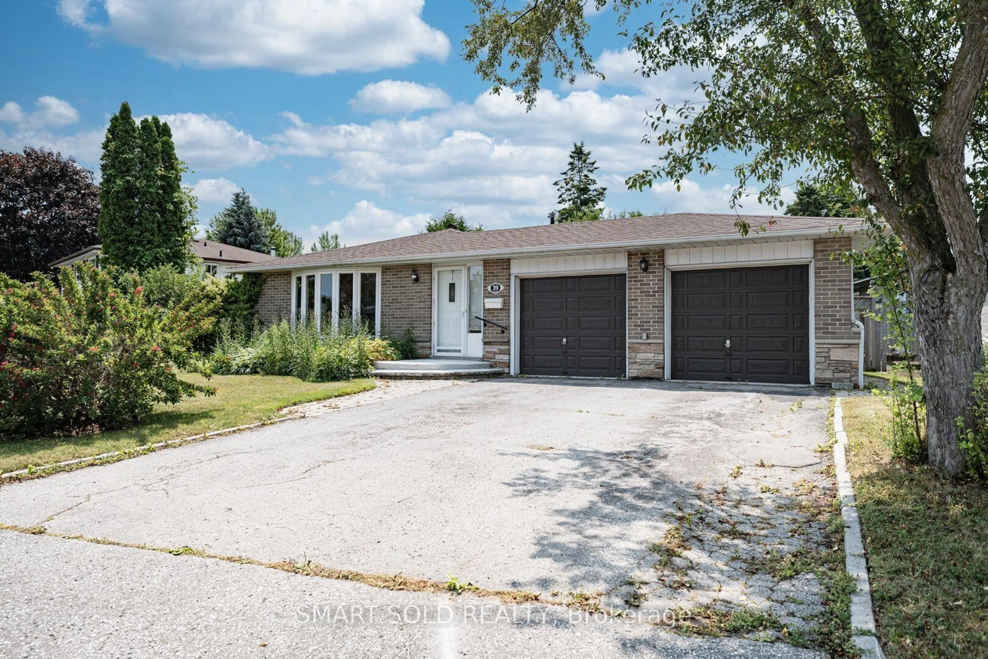 Home with brick exterior material, street for 39 Lawrie Rd, Ajax Ontario L1S 3A1