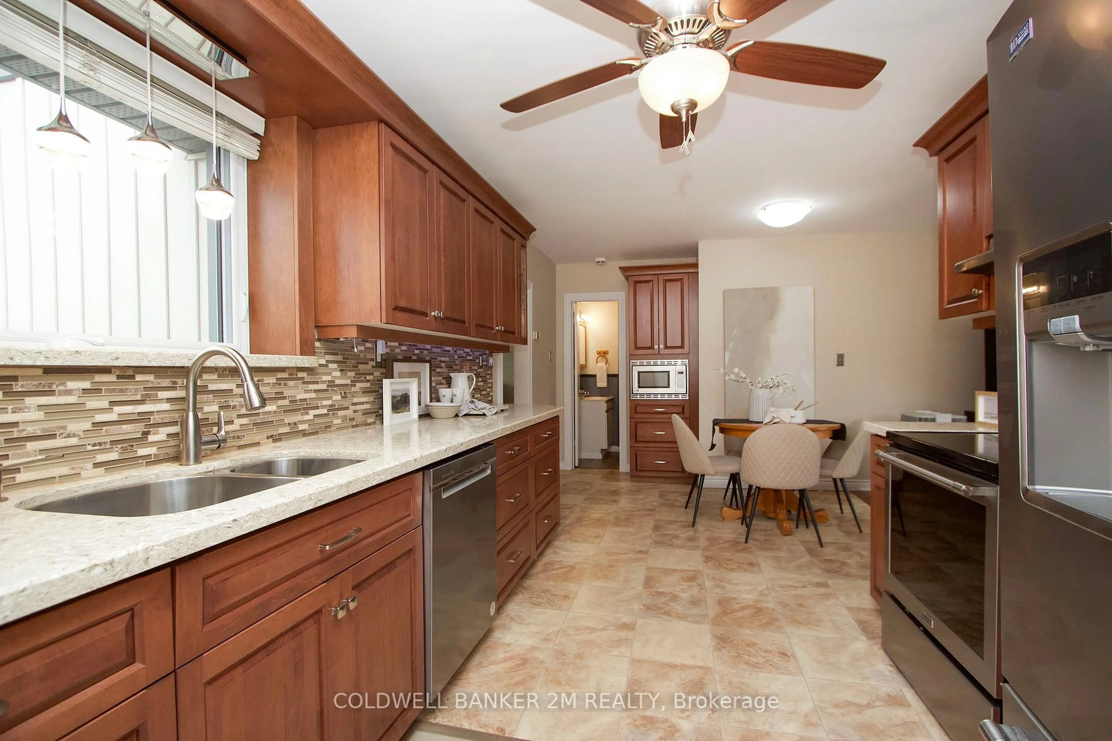 Open concept kitchen, ceramic/tile floor for 2604 Prestonvale Rd, Clarington Ontario L1E 2R9