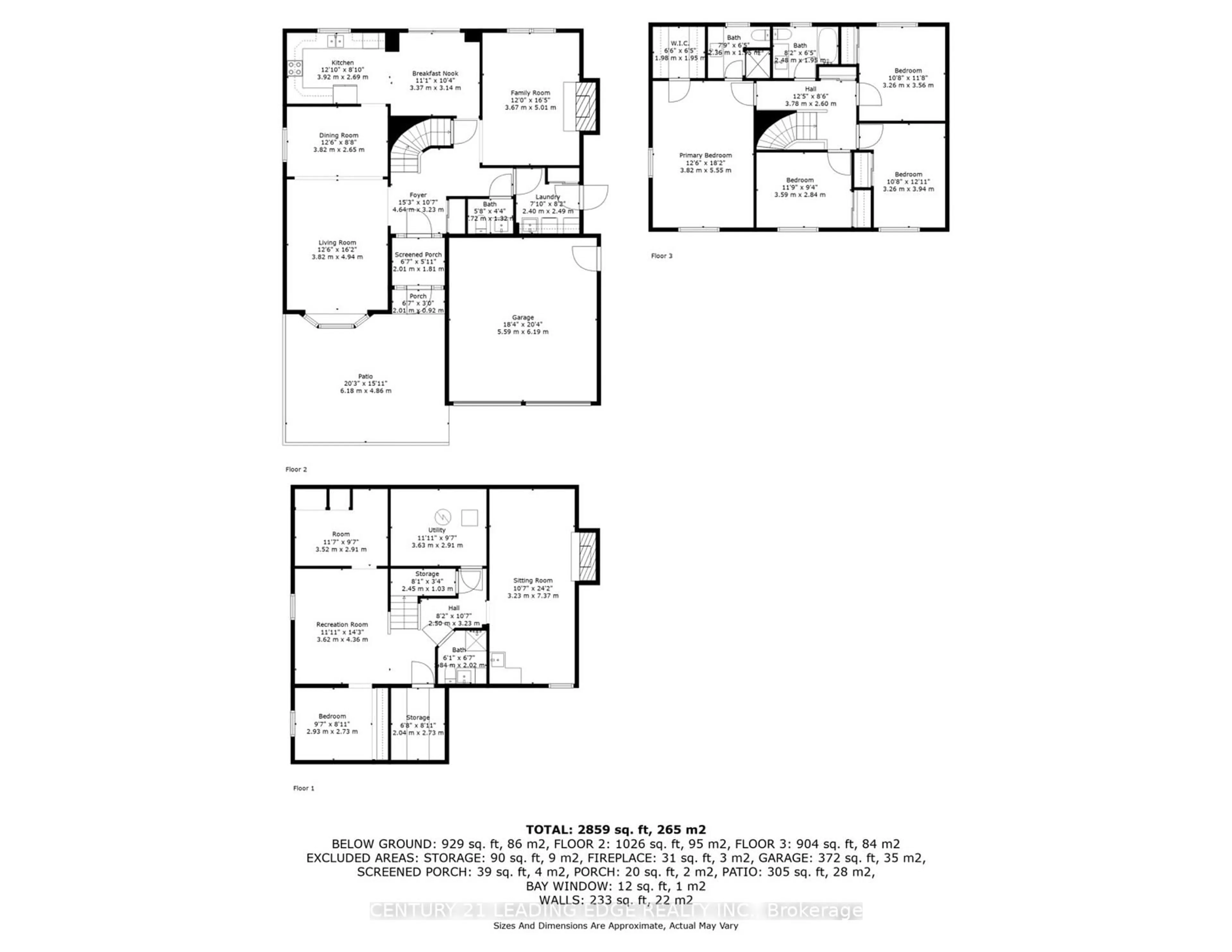 Floor plan for 49 Farmhill Crt, Toronto Ontario M1B 2M1