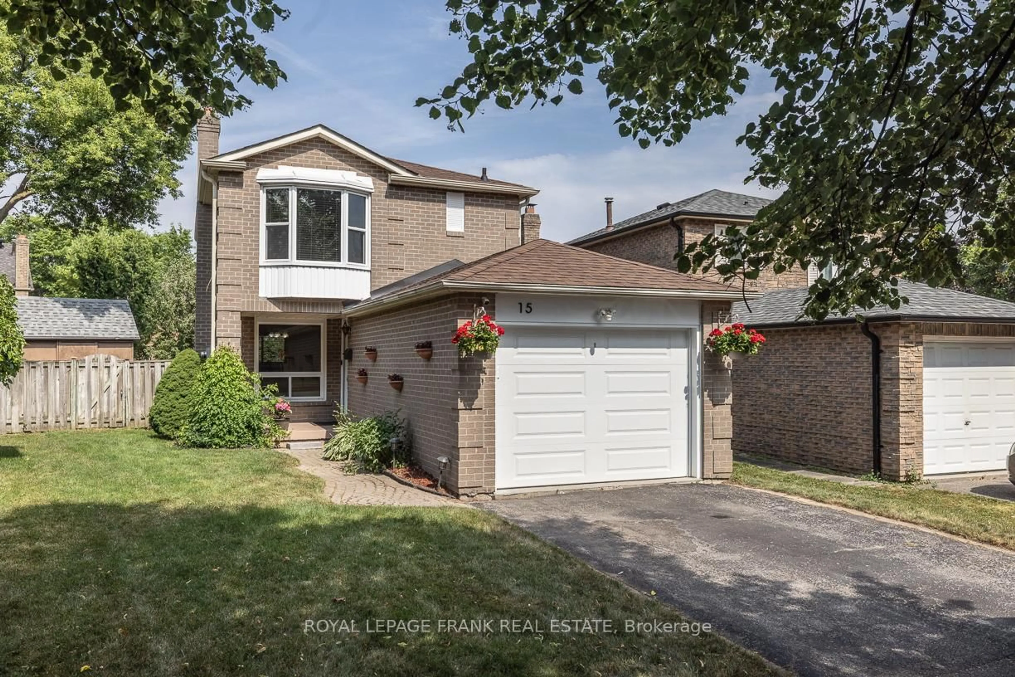 Home with brick exterior material, street for 15 Radford Dr, Ajax Ontario L1T 2H8