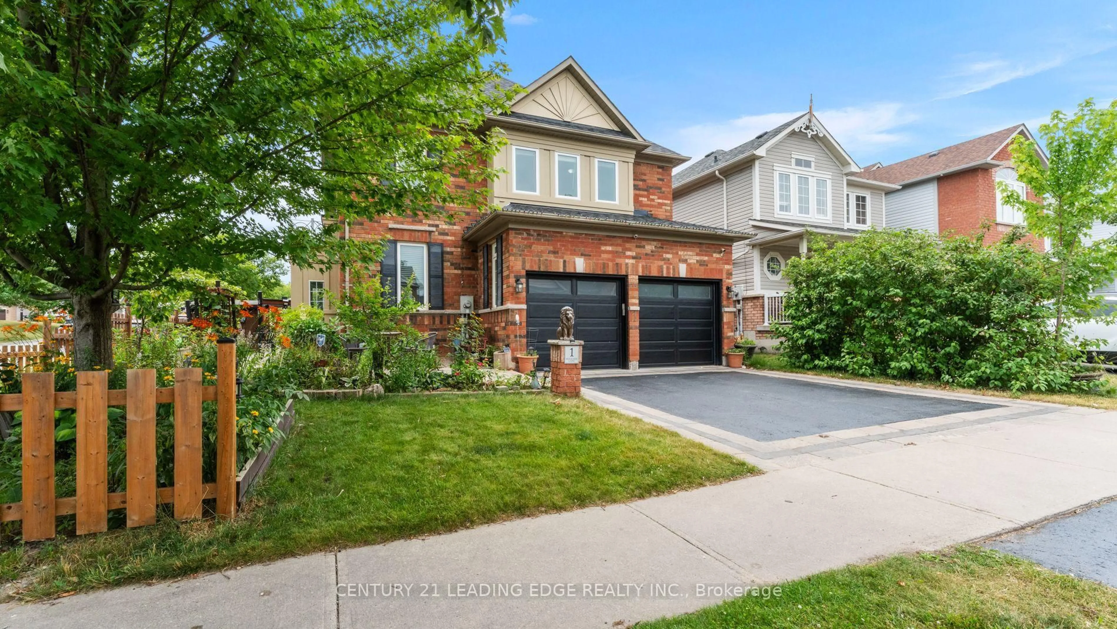 Home with brick exterior material, street for 1 Woolner Lane, Clarington Ontario L1C 5L8