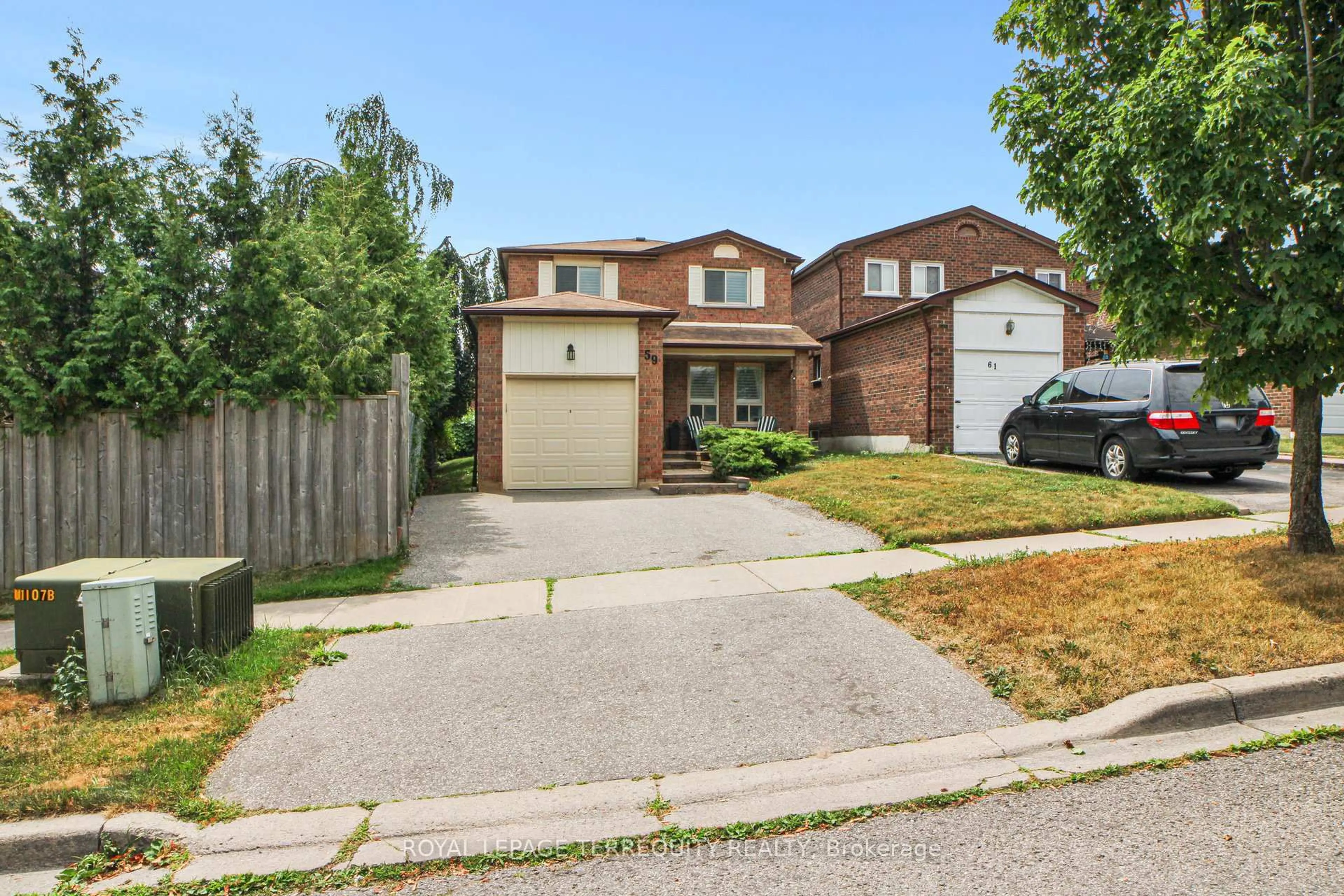 Home with brick exterior material, street for 59 Trawley Cres, Ajax Ontario L1S 5X9