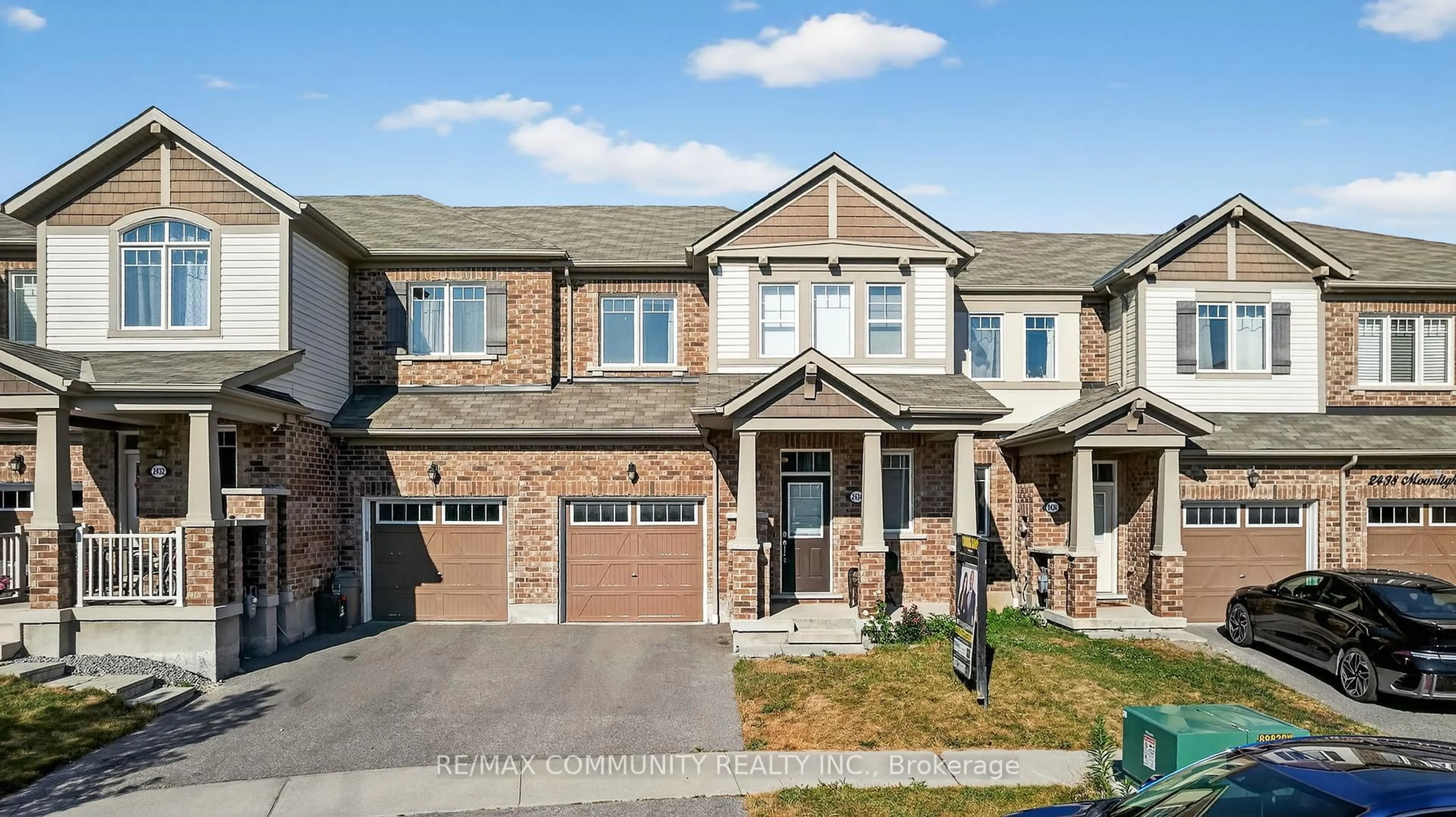 Home with brick exterior material, street for 2434 Moonlight Cres, Pickering Ontario L1X 0E9