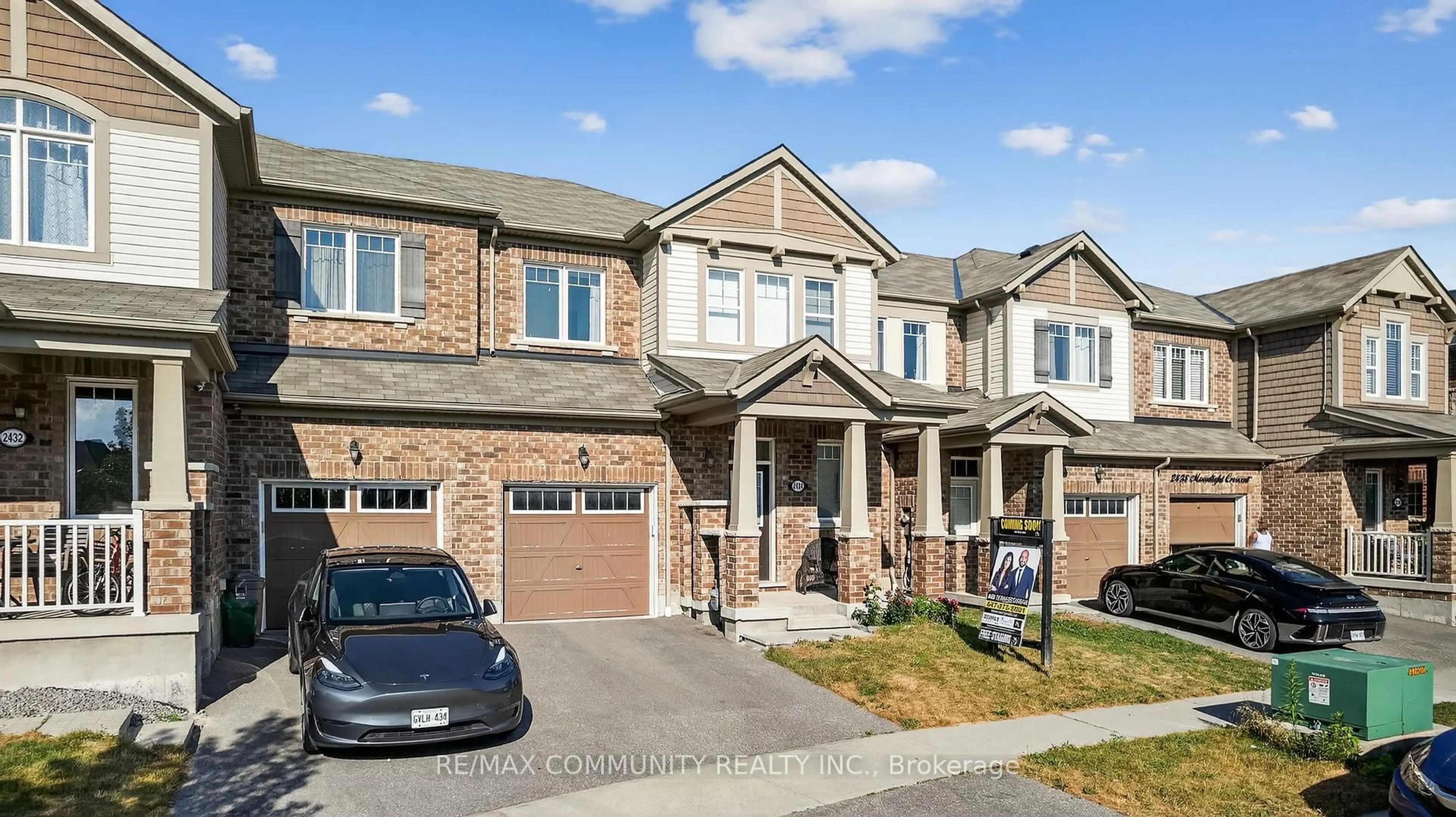 Home with brick exterior material, street for 2434 Moonlight Cres, Pickering Ontario L1X 0E9