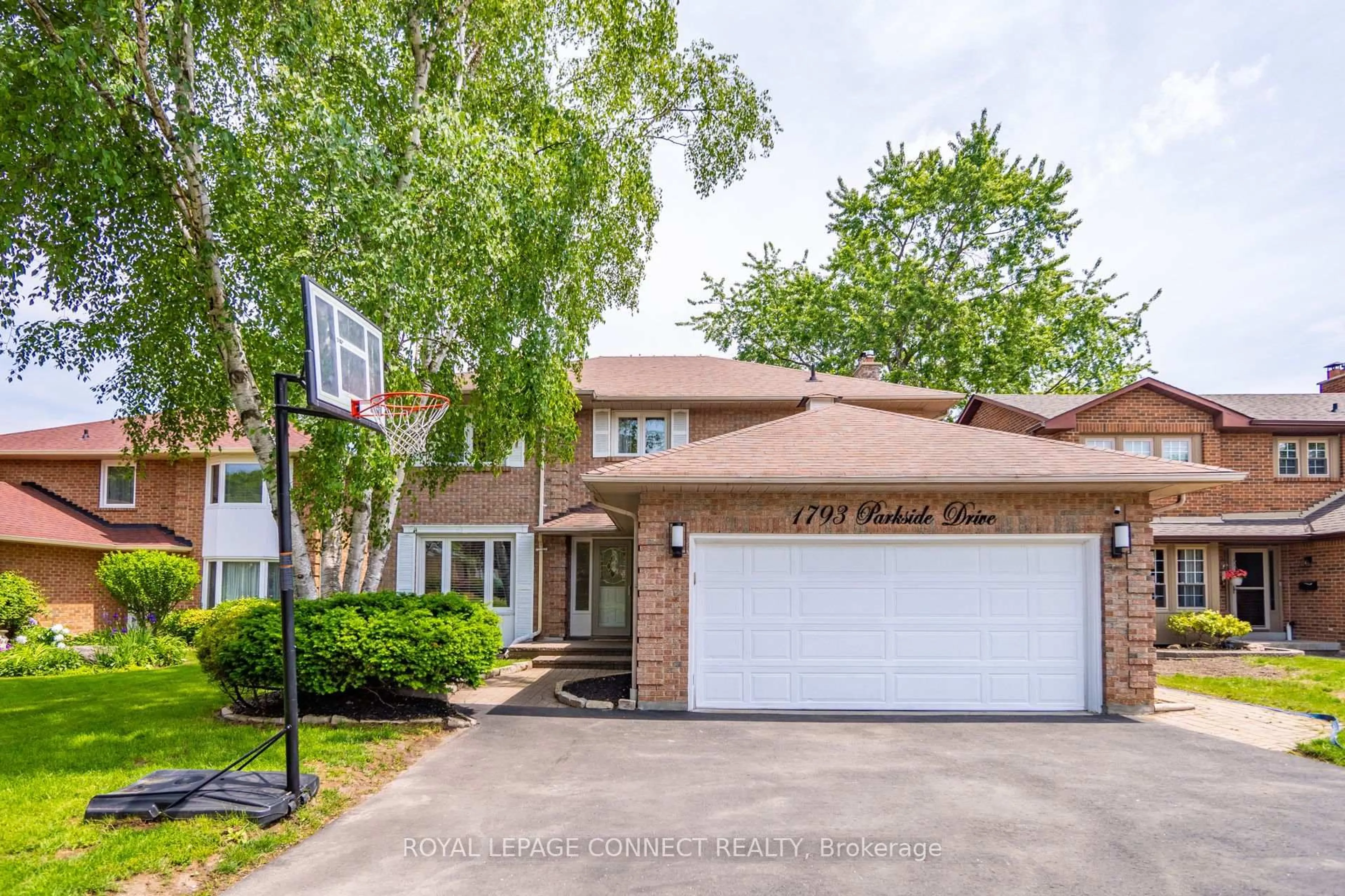Home with brick exterior material, street for 1793 Parkside Dr, Pickering Ontario L1V 3N9