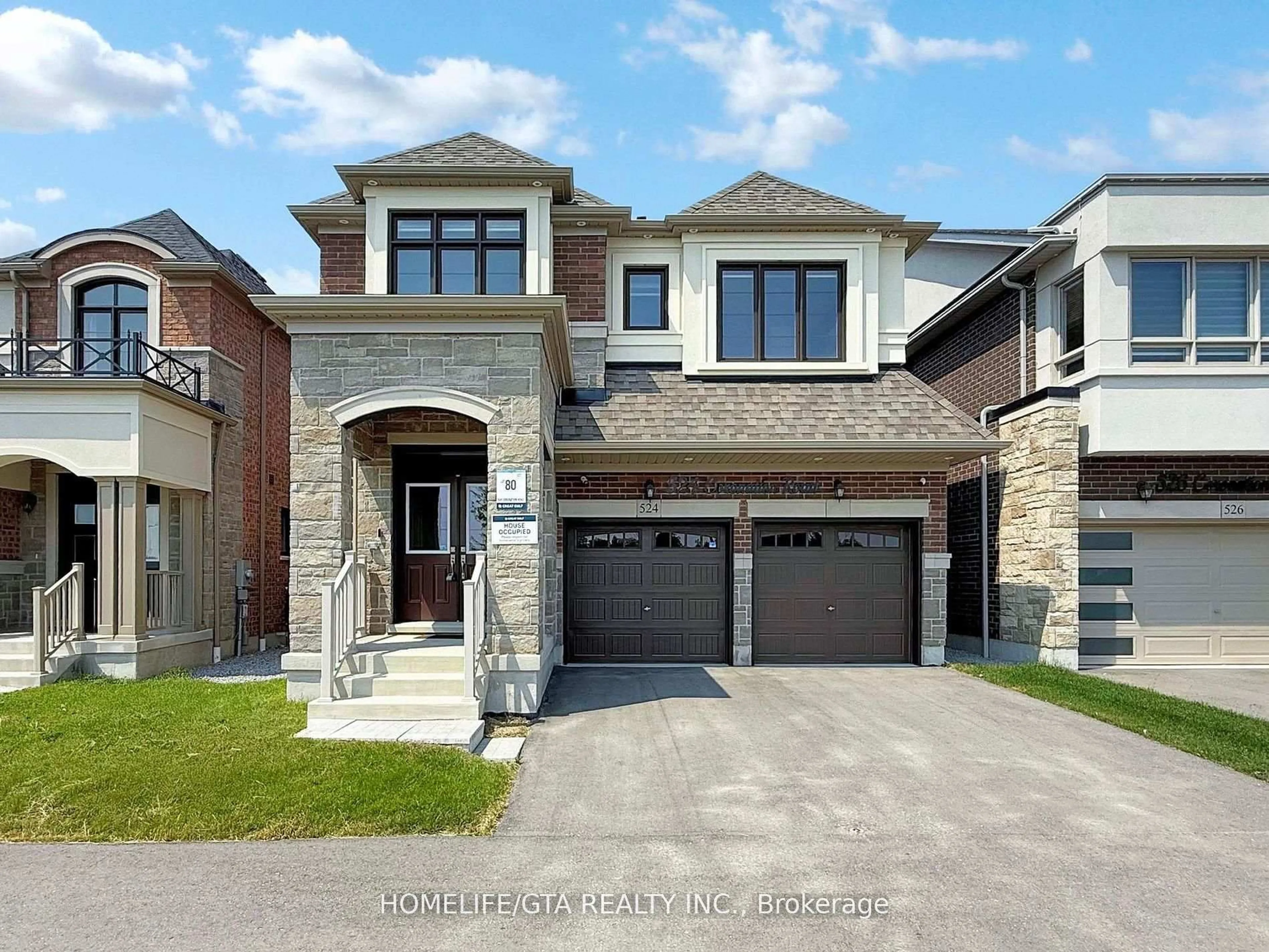 Home with brick exterior material, street for 524 Coronation Rd, Whitby Ontario L1P 0N5