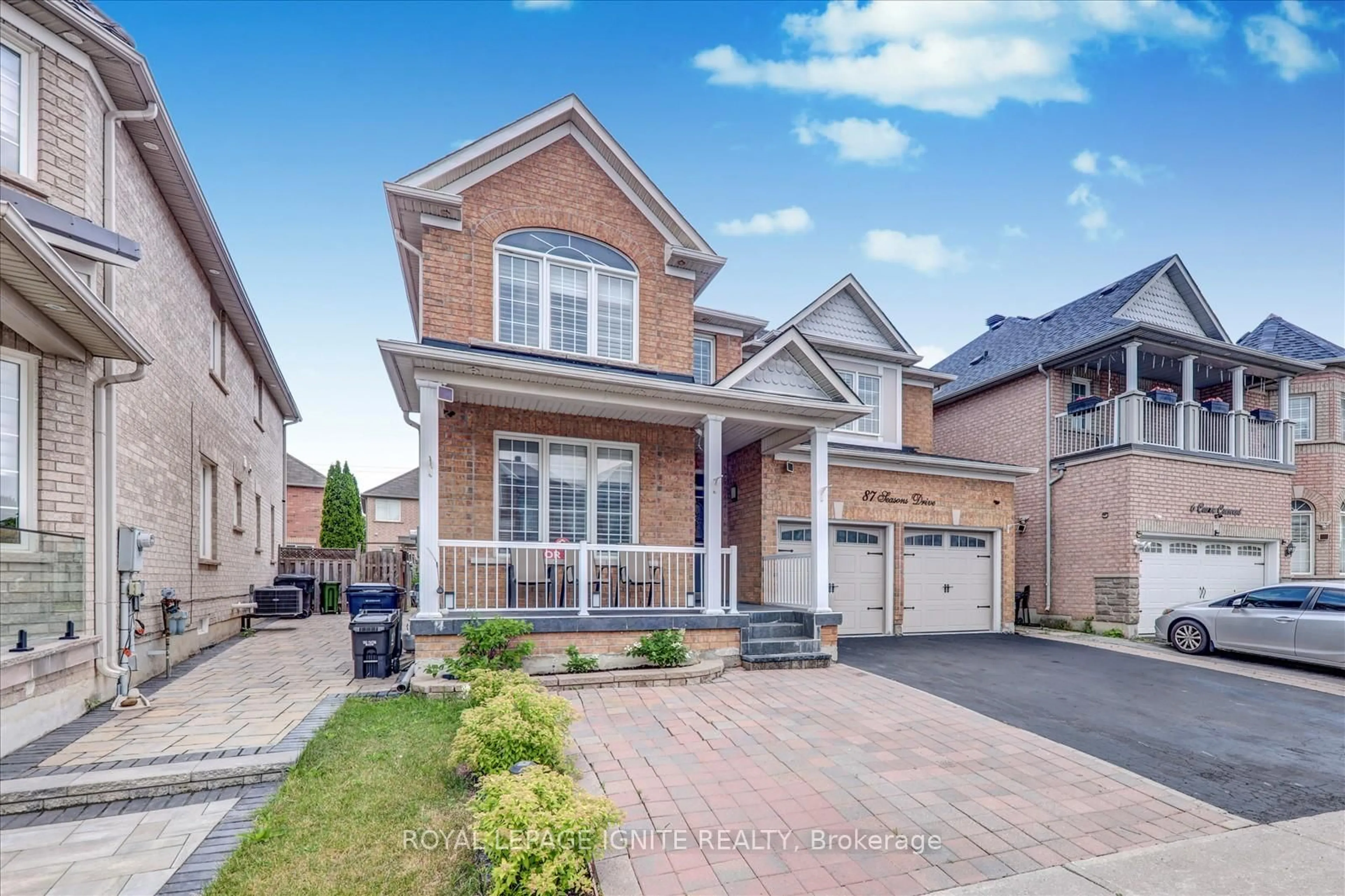 Home with brick exterior material, street for 87 Seasons Dr, Toronto Ontario M1X 1X9