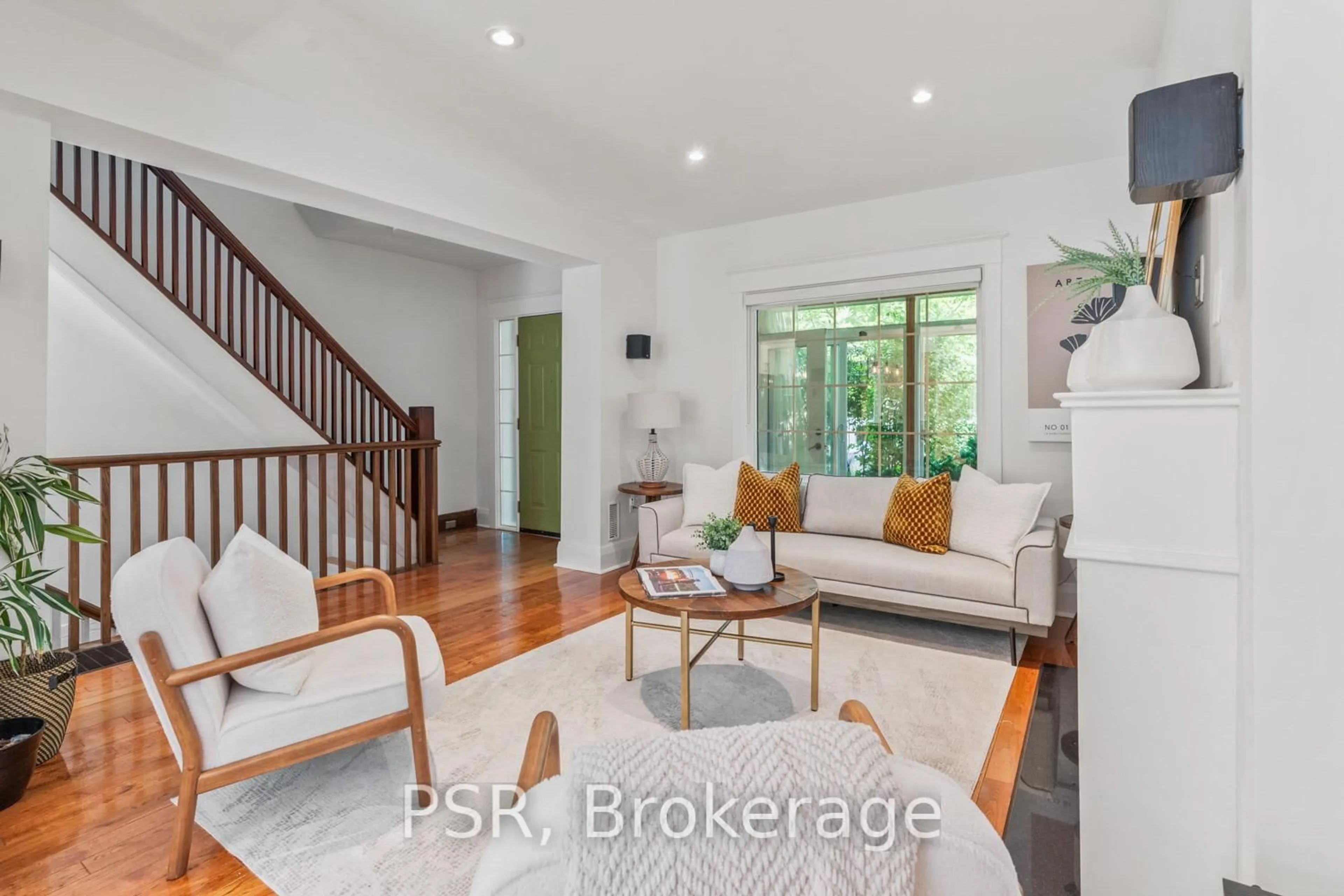 Living room with furniture, unknown for 41 Robbins Ave, Toronto Ontario M4L 1X1