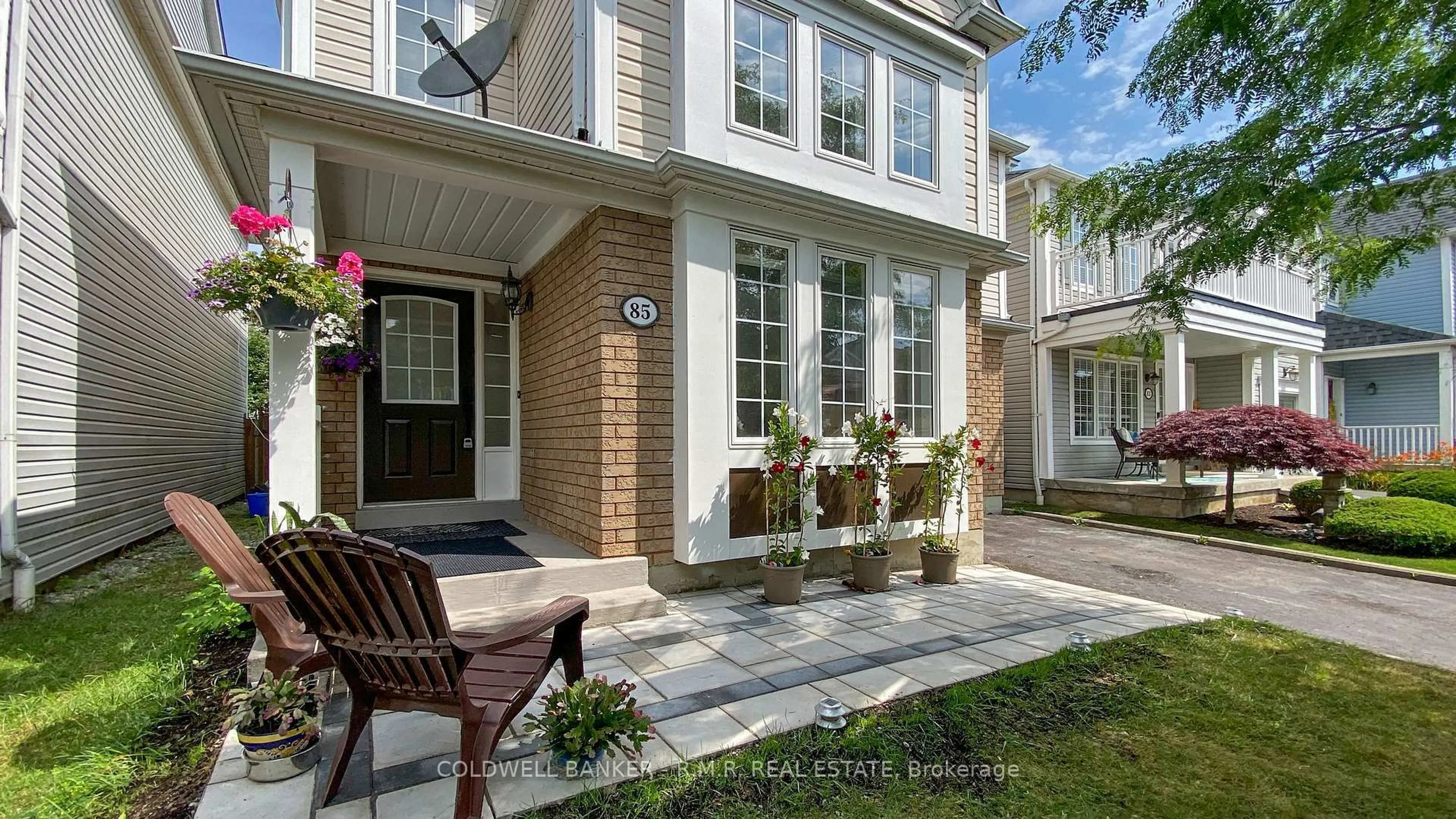 Home with brick exterior material, street for 85 Handley Cres, Ajax Ontario L1Z 1M3