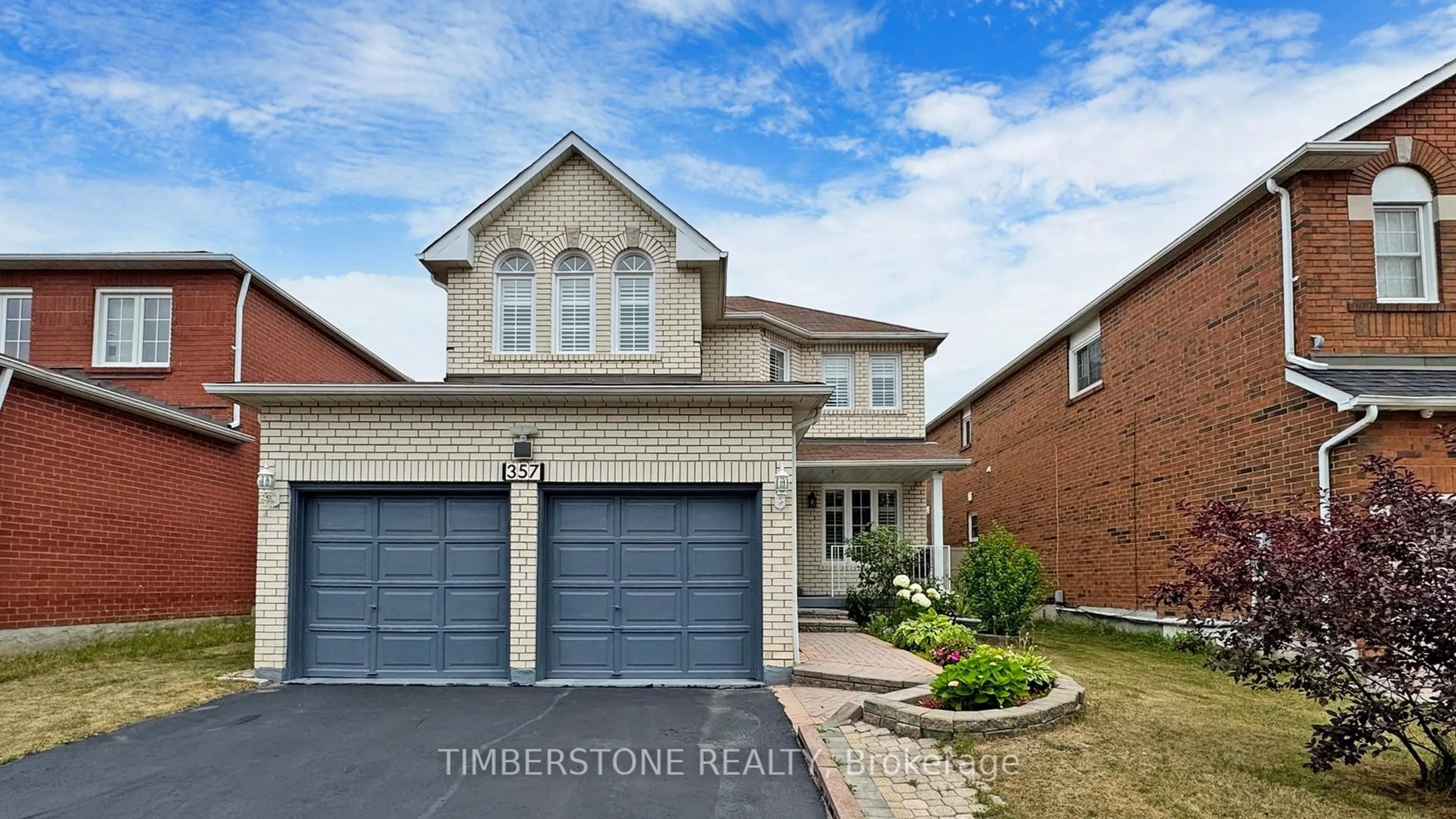 Home with brick exterior material, street for 357 Old Harwood Ave, Ajax Ontario L1Z 1K2