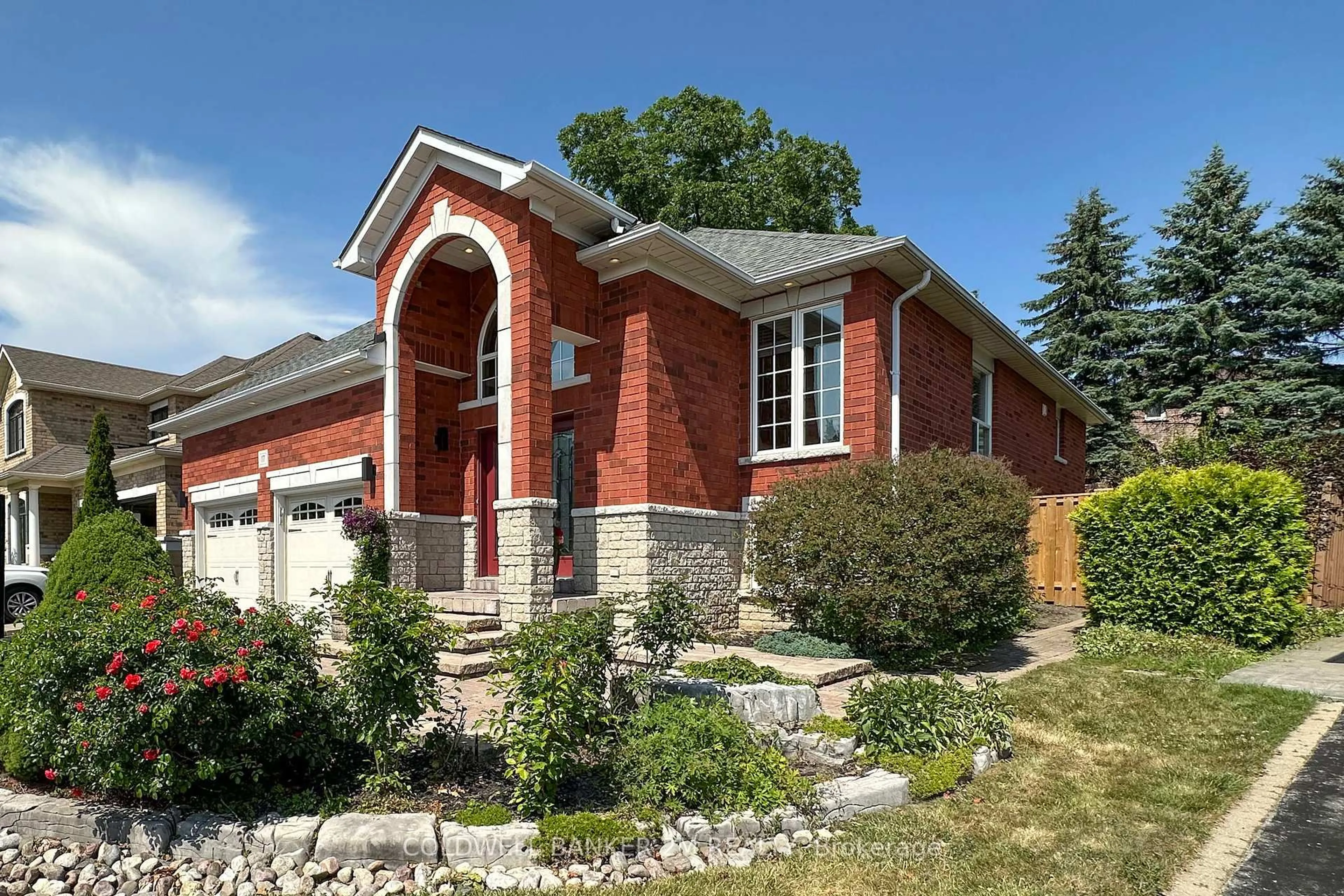 Home with brick exterior material, street for 17 Mac Carl Cres, Whitby Ontario L1R 2T7