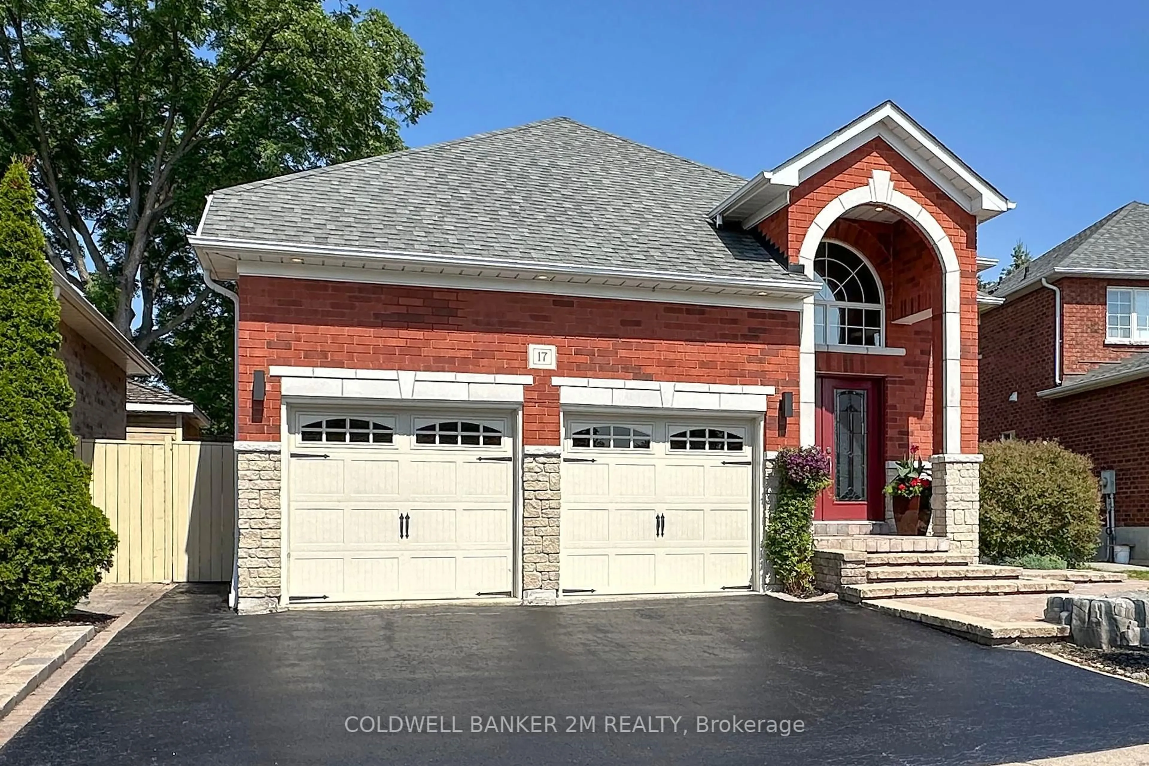 Home with brick exterior material, street for 17 Mac Carl Cres, Whitby Ontario L1R 2T7