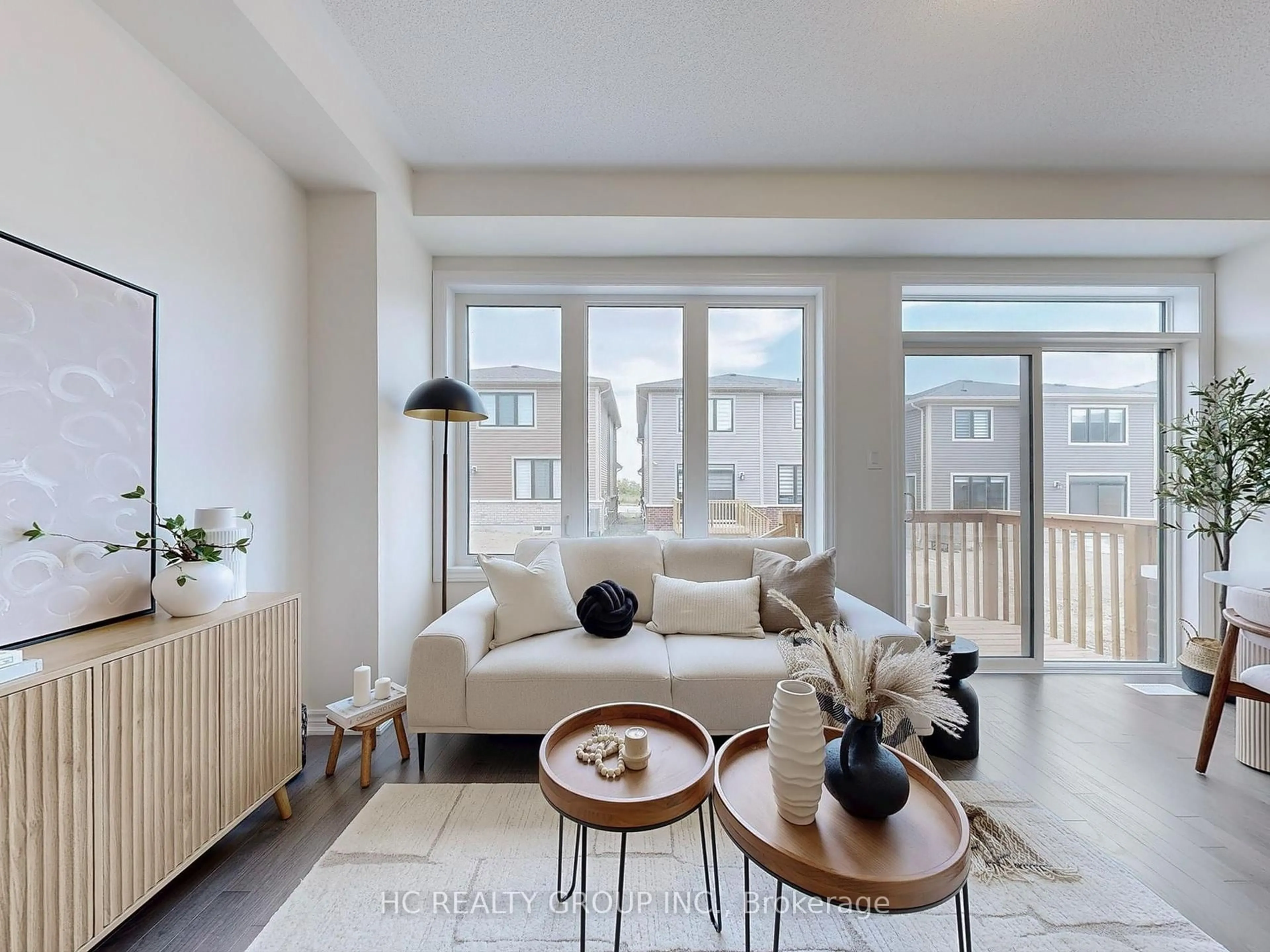 Living room with furniture, unknown for 675 Ribstone Crt, Oshawa Ontario L1K 0E2