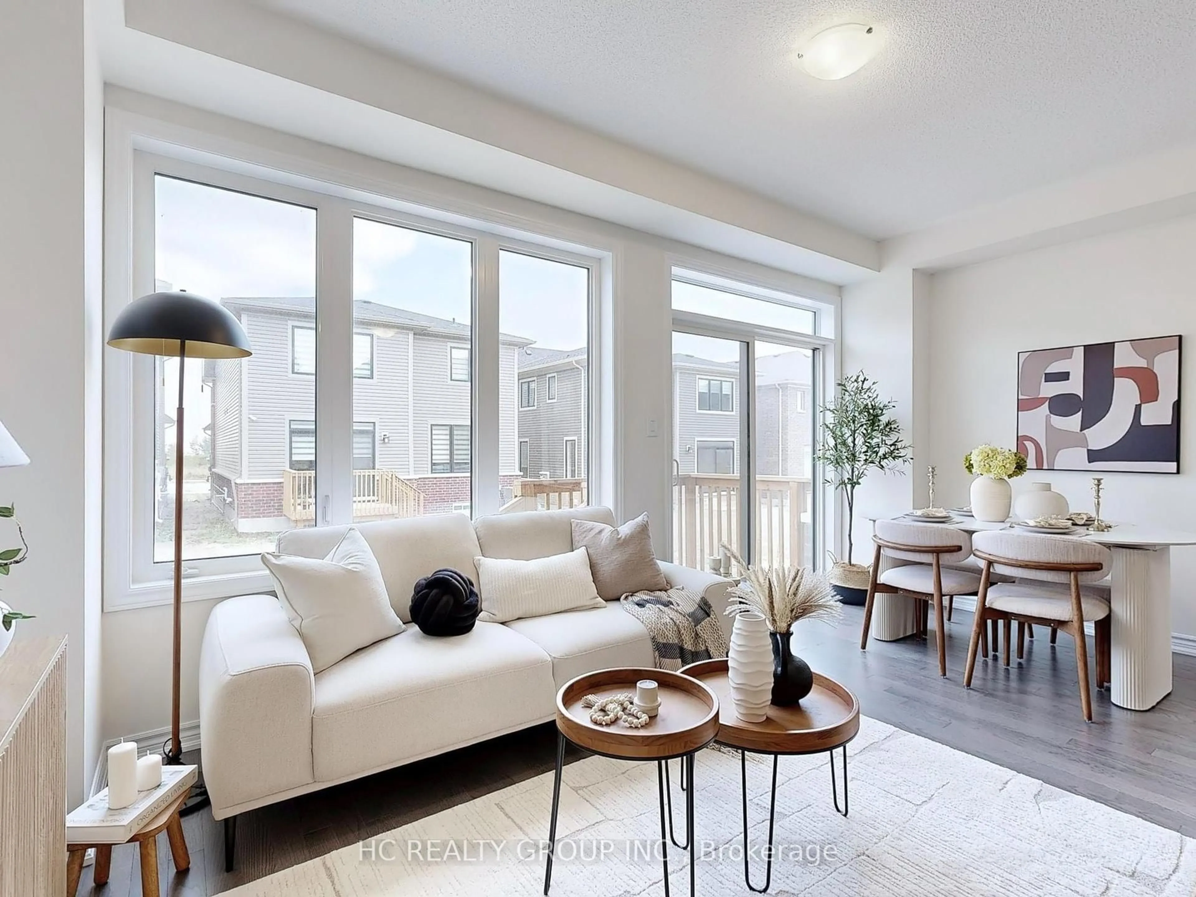 Living room with furniture, unknown for 675 Ribstone Crt, Oshawa Ontario L1K 0E2
