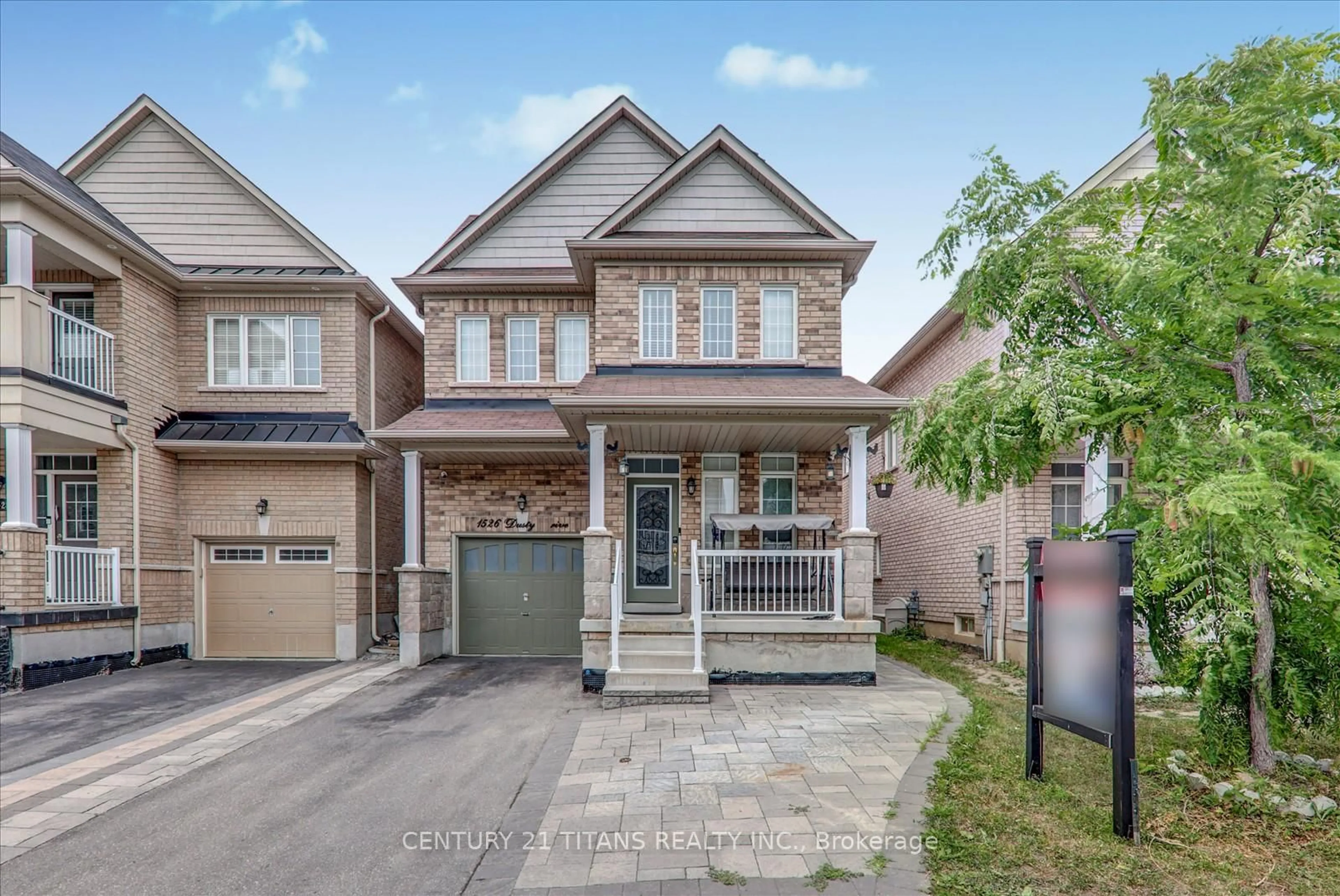 Home with brick exterior material, street for 1526 Dusty Dr, Pickering Ontario L1X 0C9