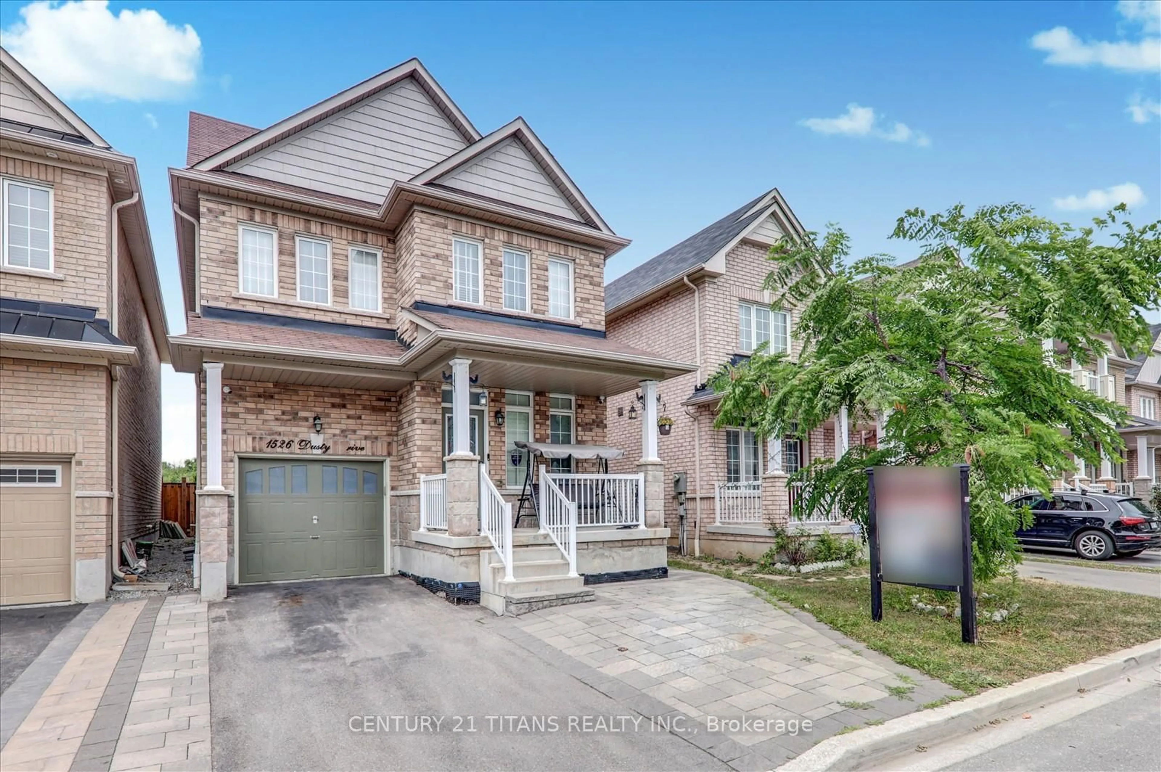 Home with brick exterior material, street for 1526 Dusty Dr, Pickering Ontario L1X 0C9