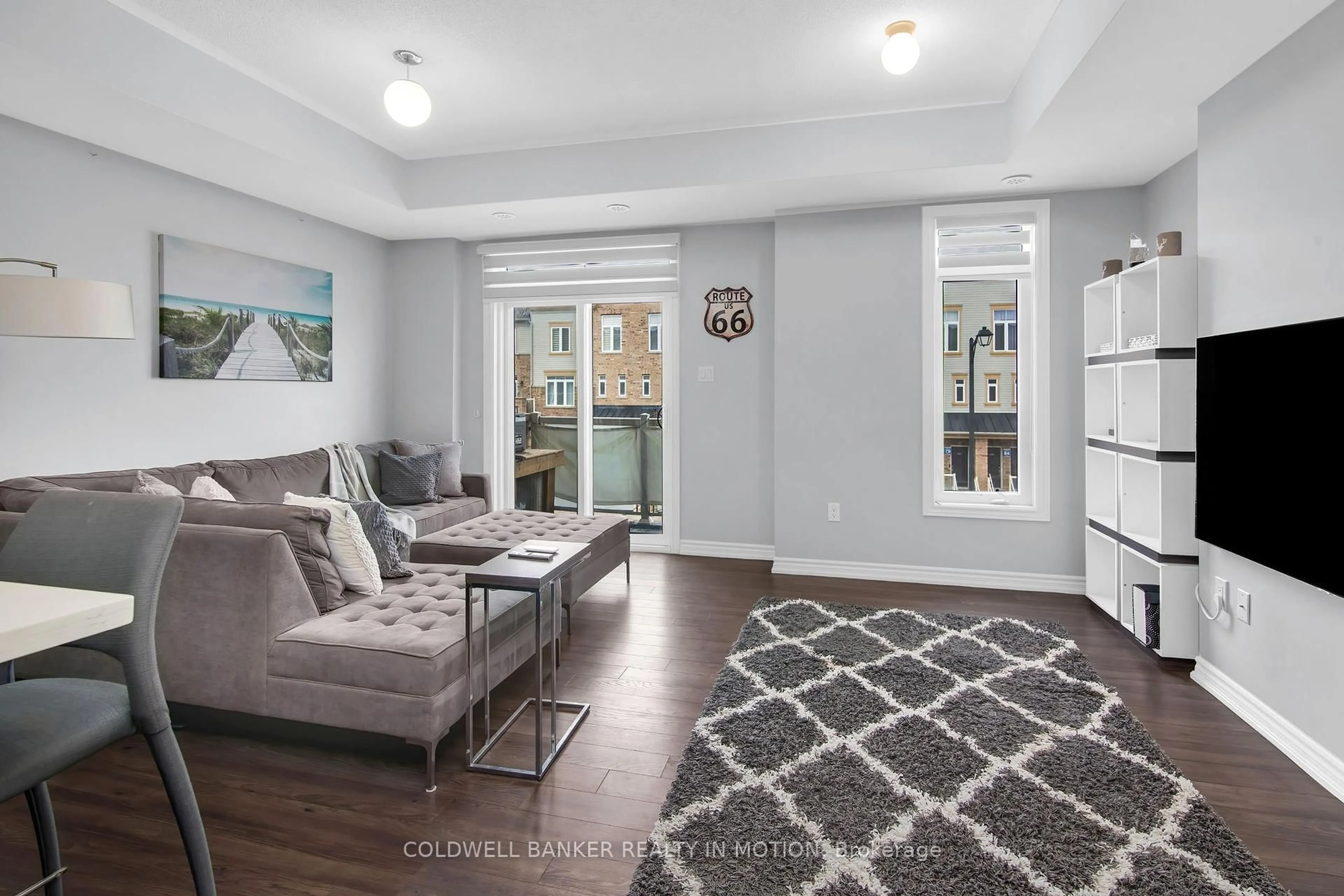 Living room with furniture, unknown for 1775 Rex Heath Dr #106, Pickering Ontario L1X 0E4