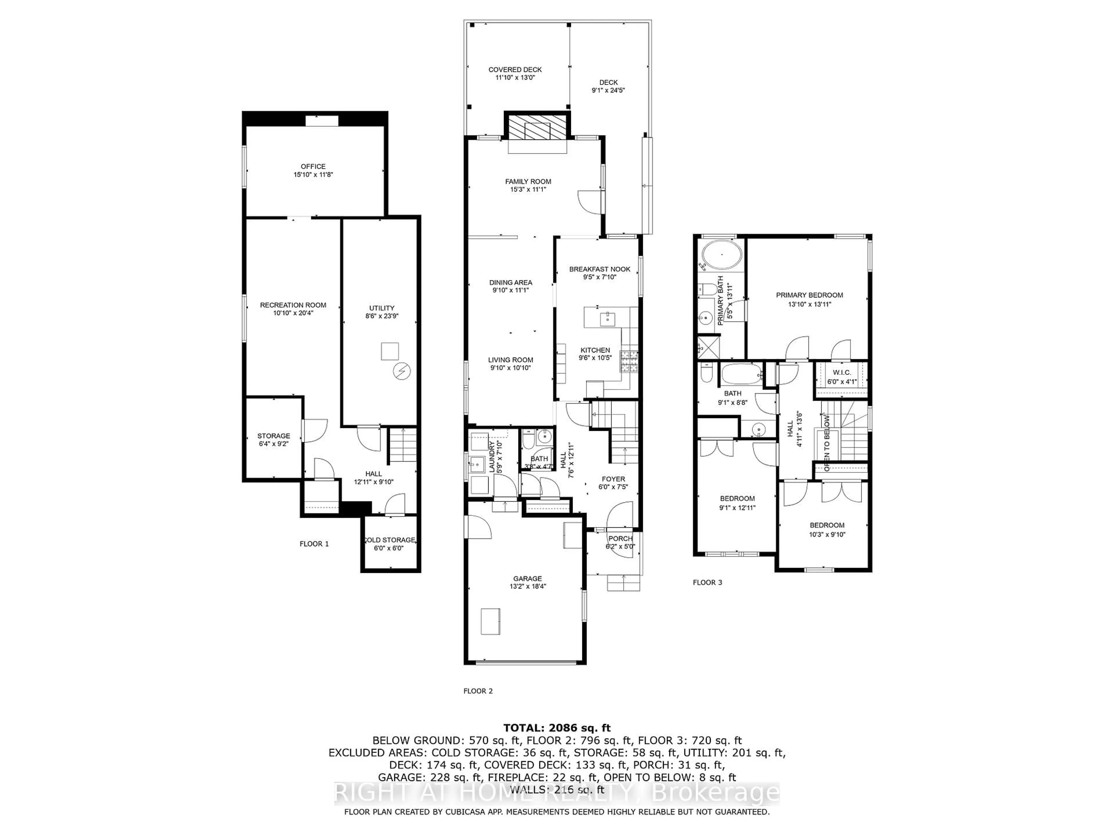 Floor plan for 524 Hartgrove Lane, Oshawa Ontario L1K 2N3