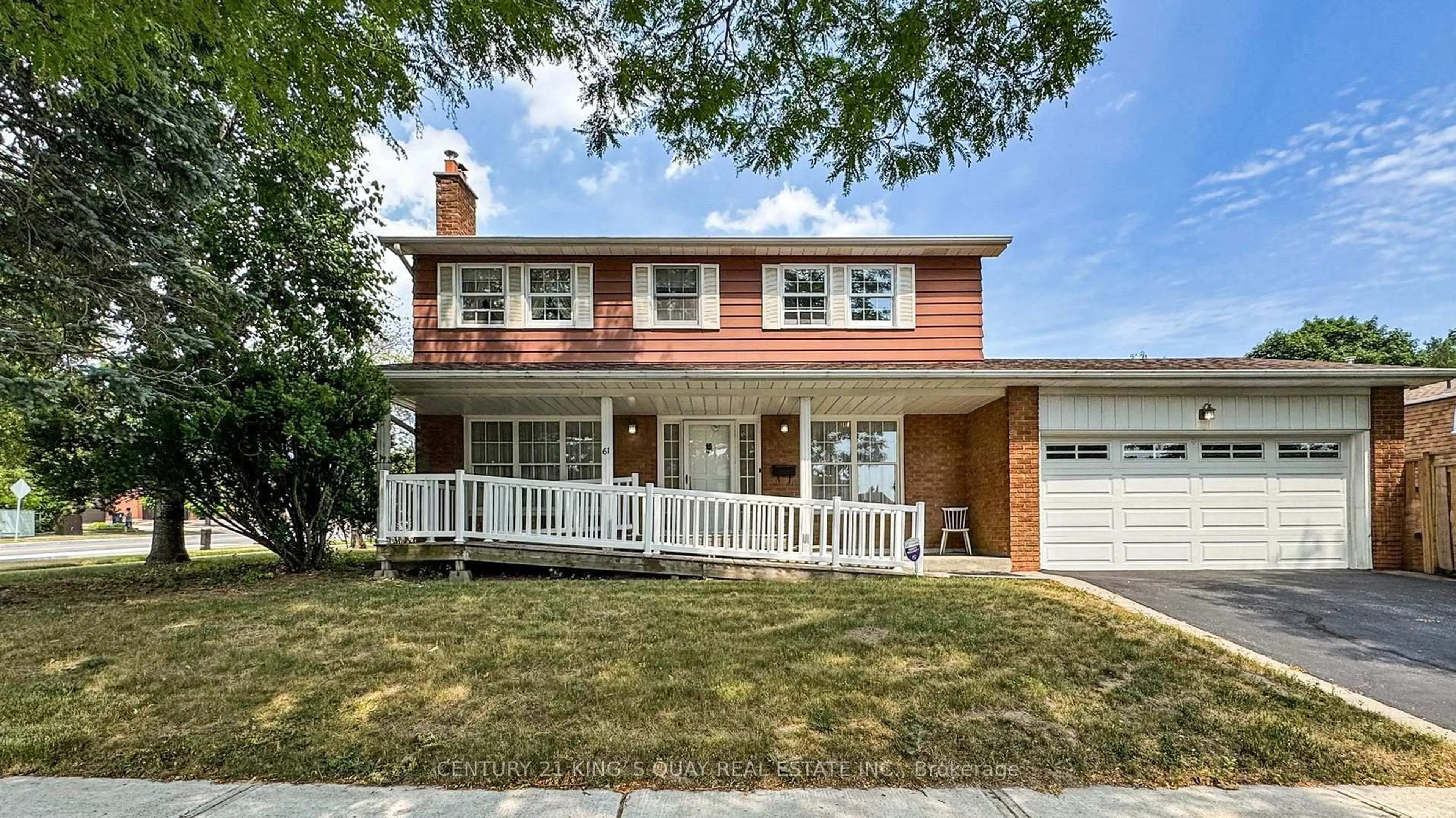 Home with brick exterior material, street for 61 Kilchurn Castle Dr, Toronto Ontario M1T 2W3