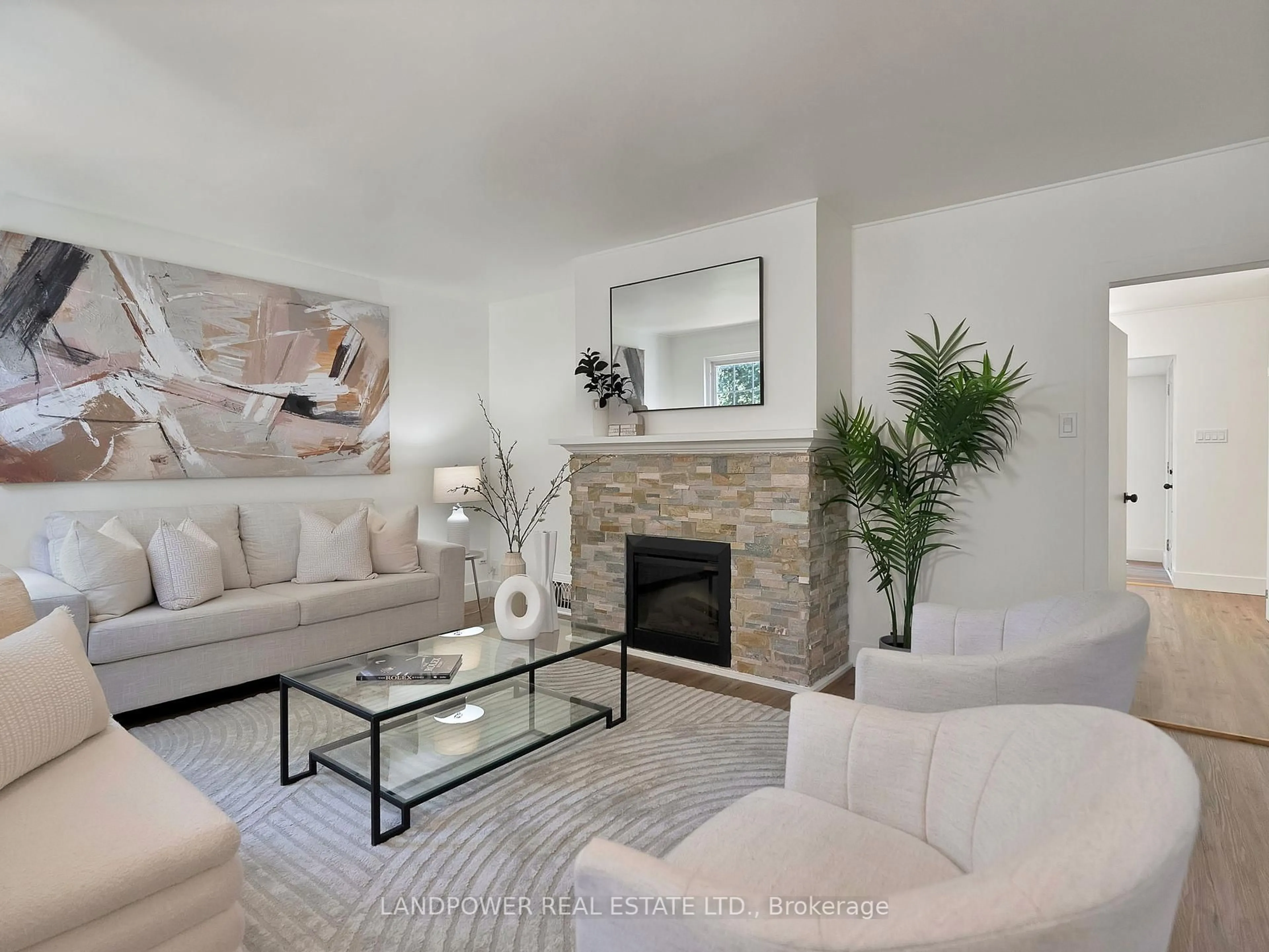 Living room with furniture, unknown for 596 Pharmacy Ave, Toronto Ontario M1L 3G9