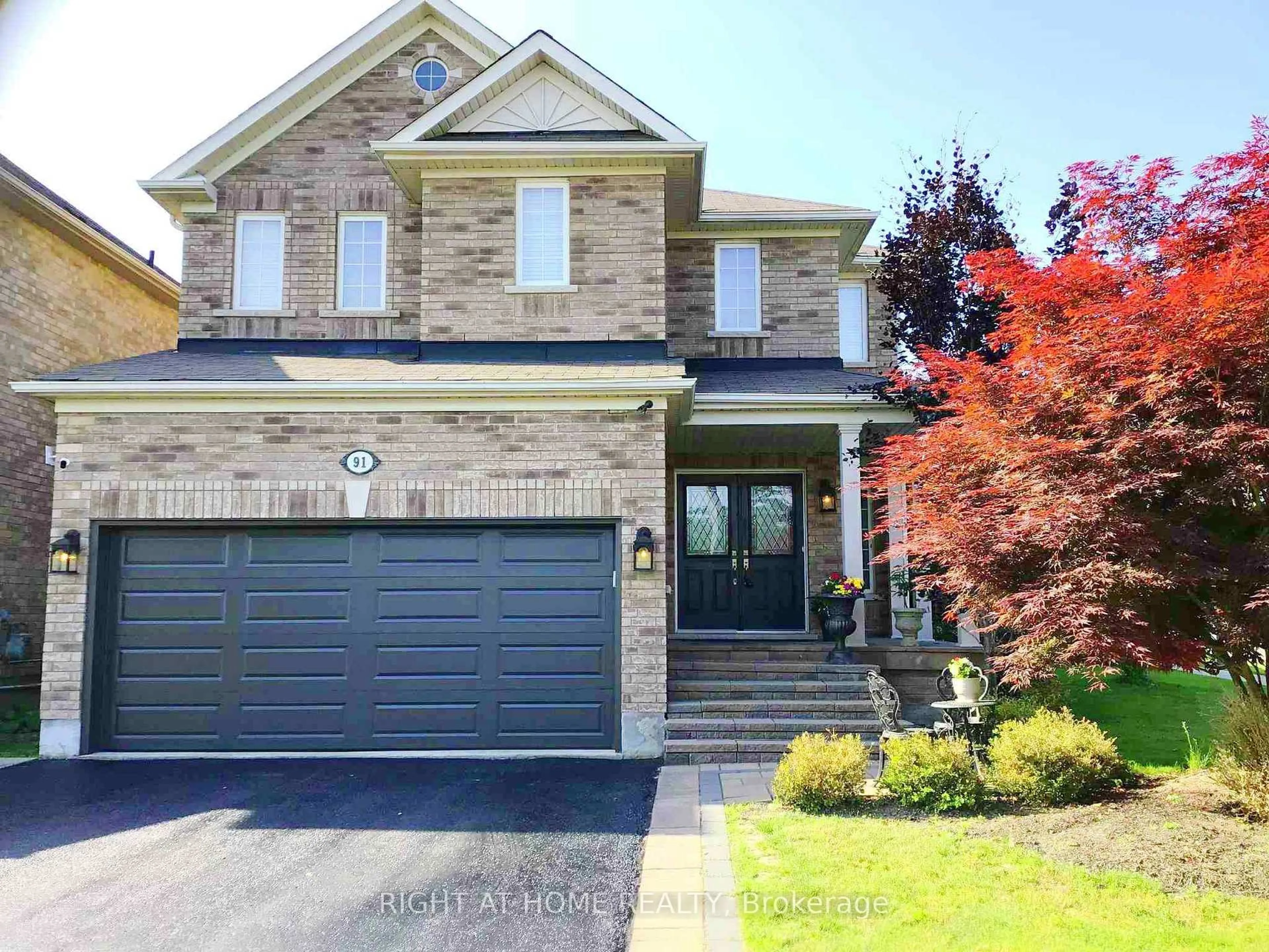 Home with brick exterior material, street for 91 Florence Dr, Whitby Ontario L1R 0K4